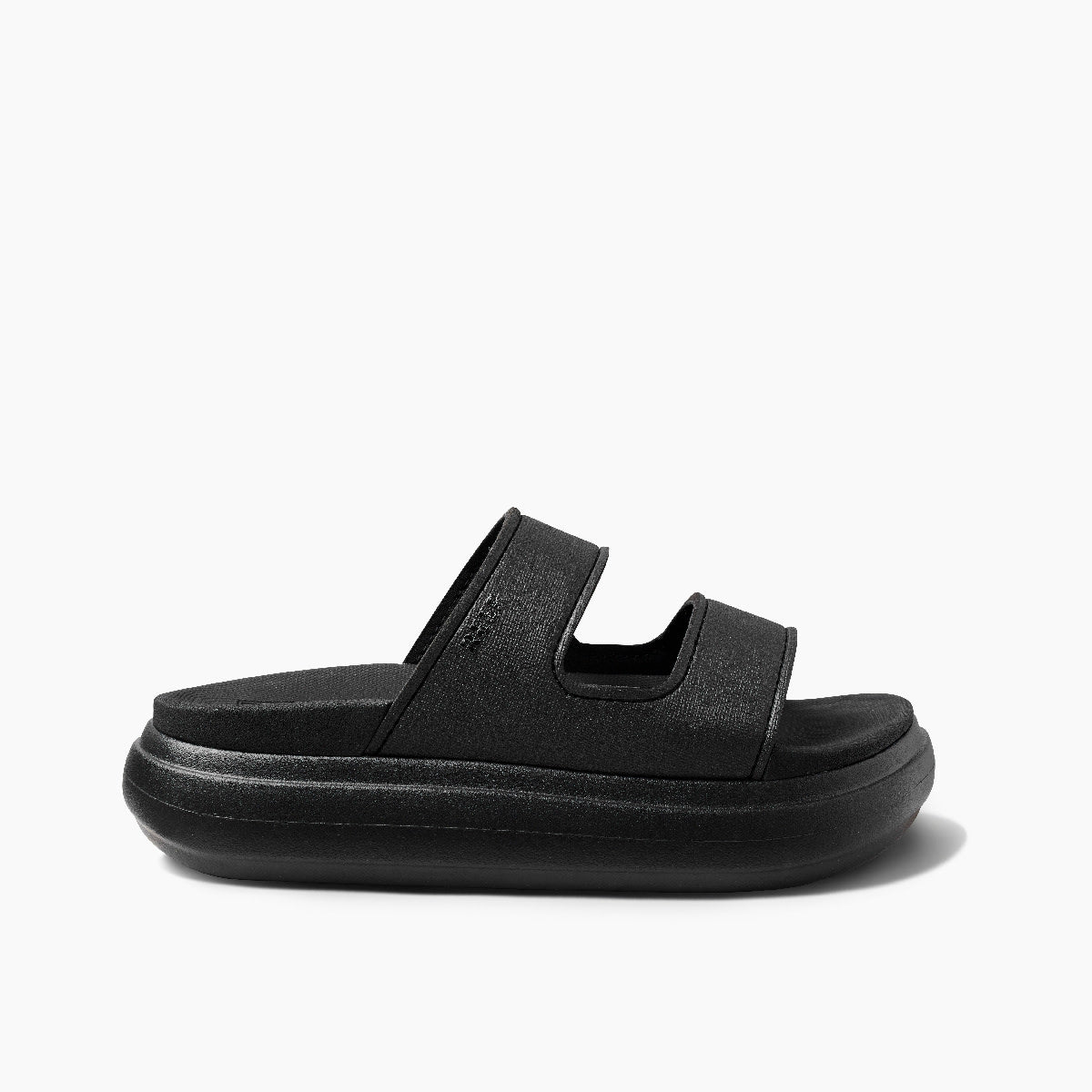 Reef Cushion Bondi 2 Bar Womens Sandal Black-Black 10