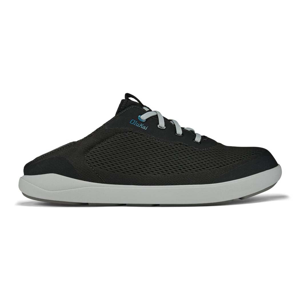 Olukai Moku Pae Mens Shoe 40QS-Black-Blue Coral 8.5