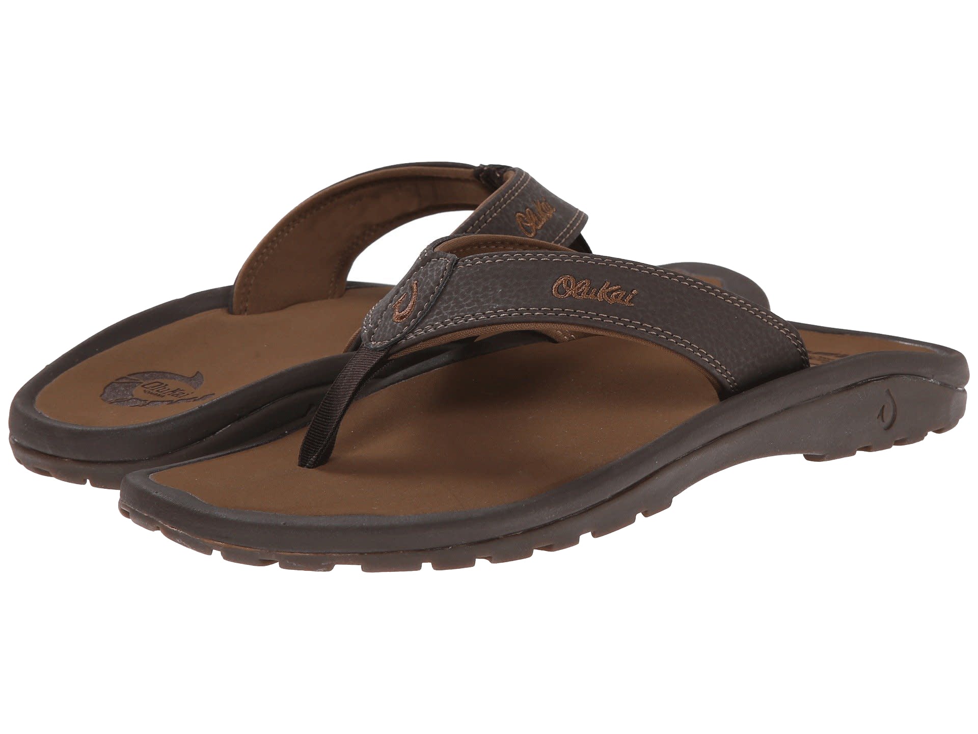 Olukai Ohana Mens Sandal 4827-Dark Java-Ray 10