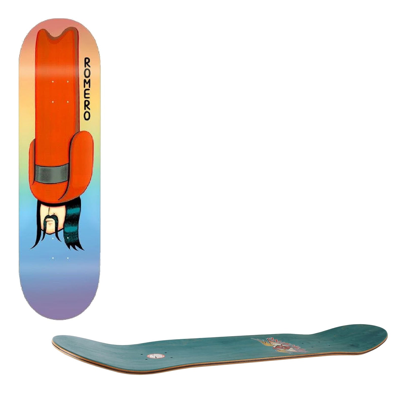 Toy Machine Skateboards Tall Hat Deck Romero 8.0