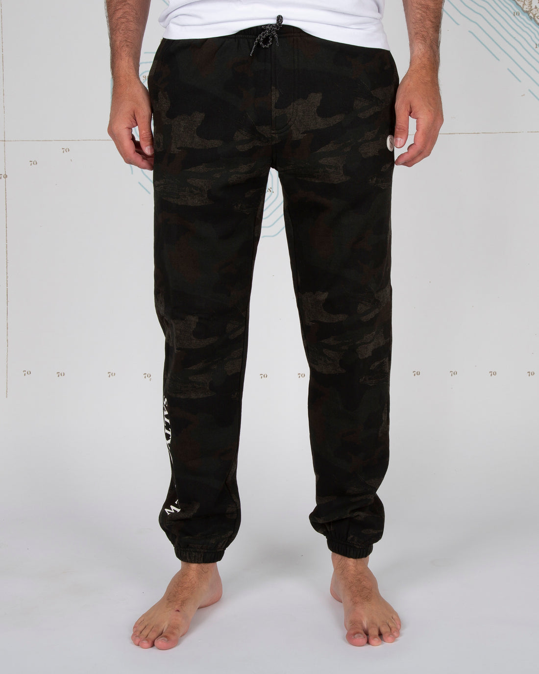 Salty Crew Slow Roll Sweatpant Camo XS