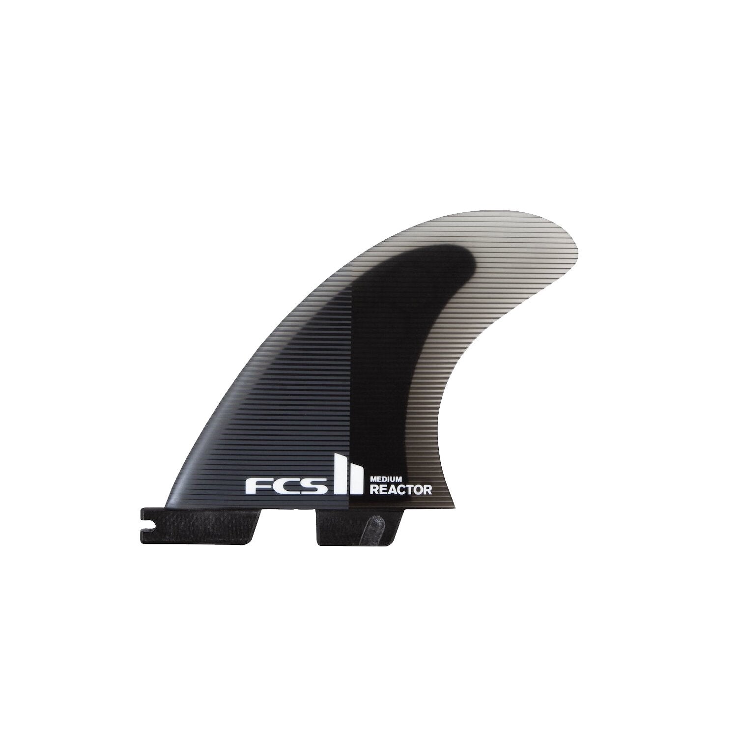 FCS 2 Reactor PC Tri-Fin Set Charcoal-Black M