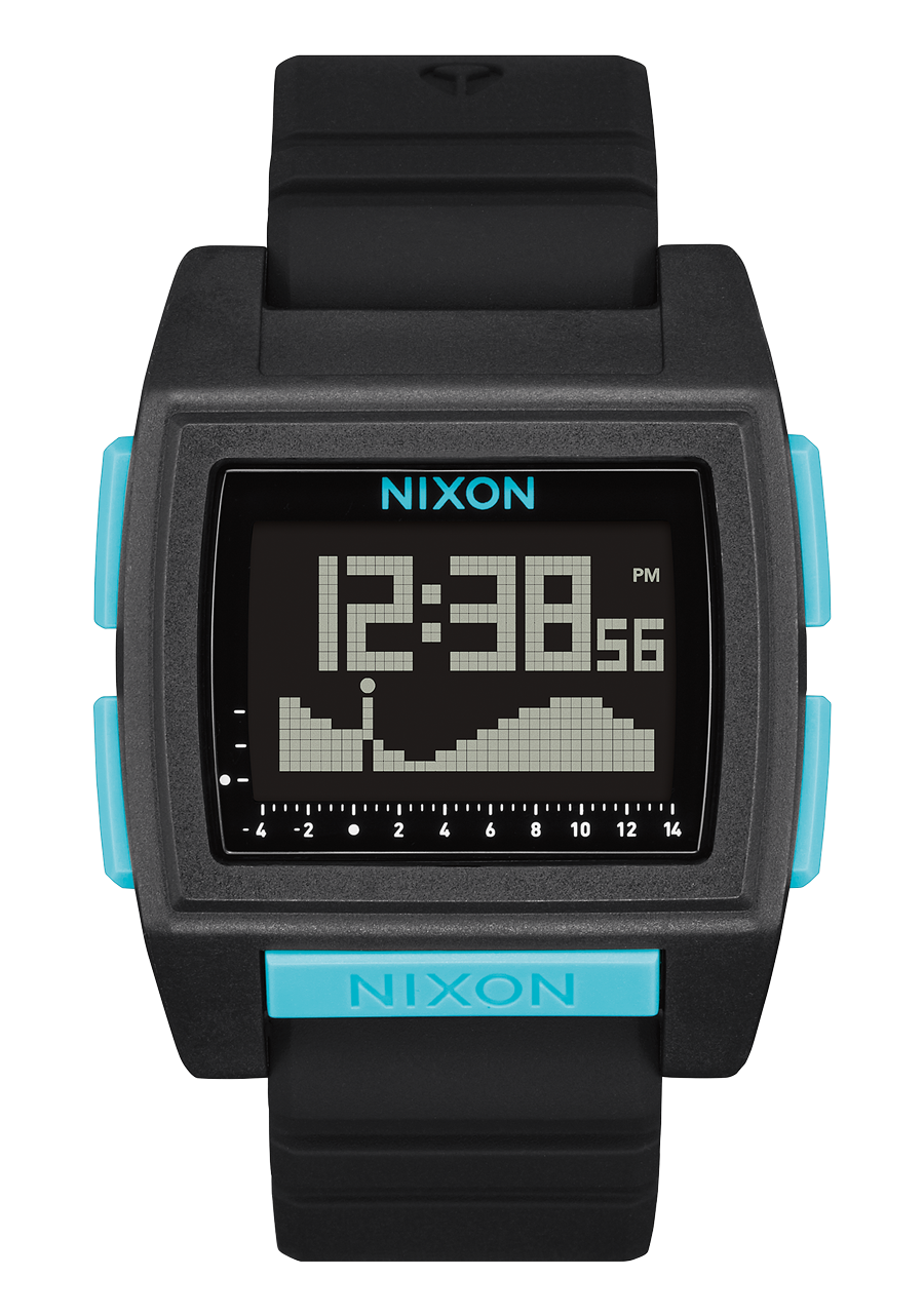 Nixon The Base Tide Pro Watch 602-All Black-Blue