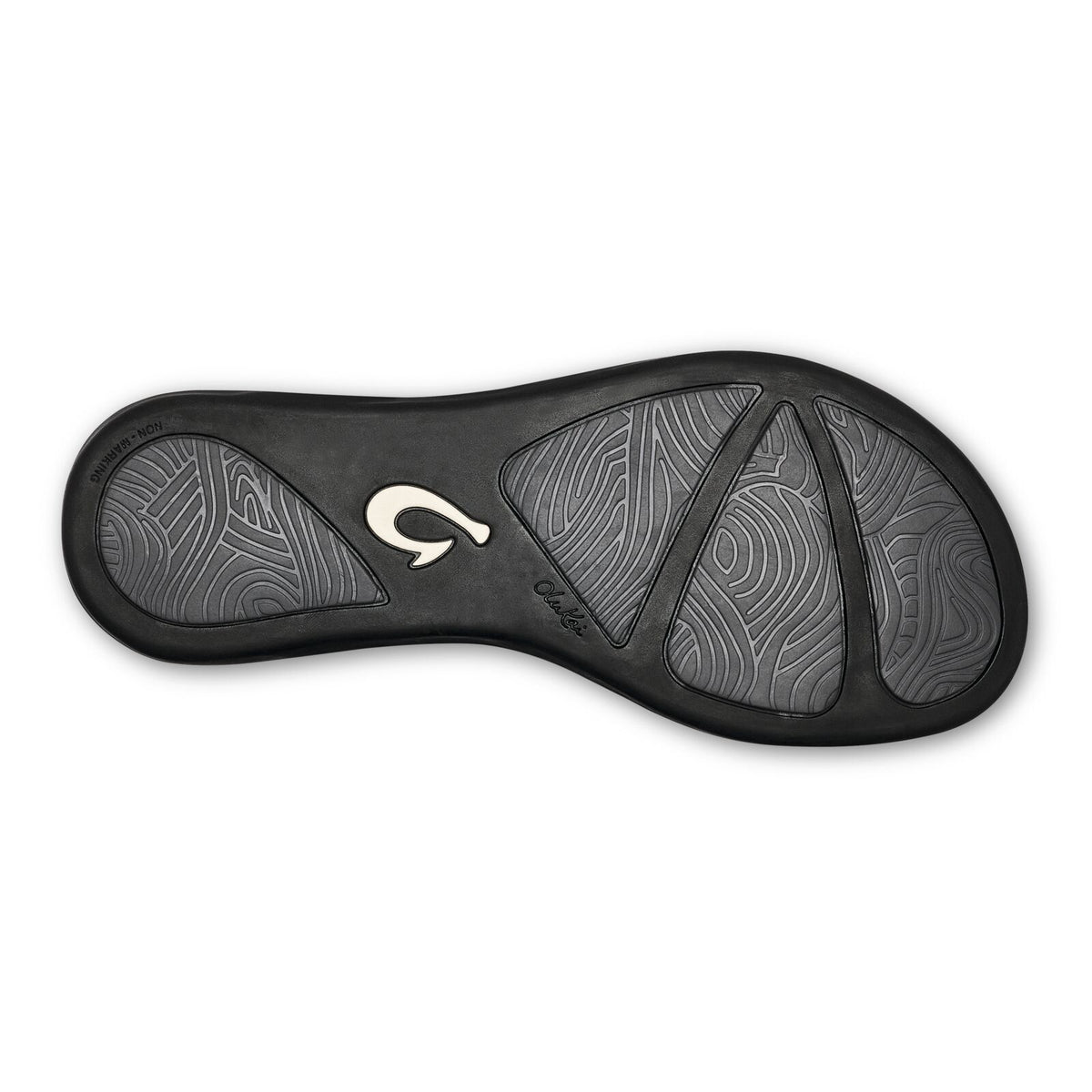 Olukai Honu Womens Sandal 4040-Black-Black 11