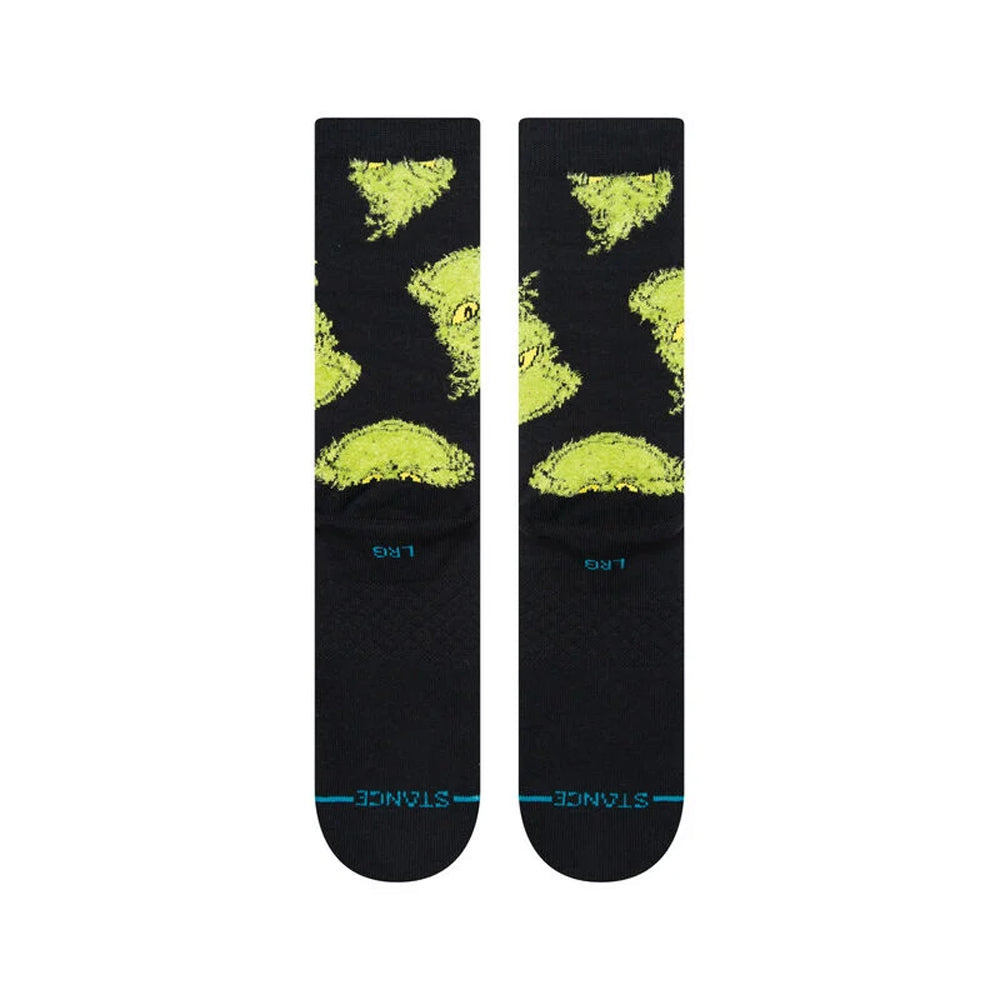 Stance Mean One Crew Sock Black S