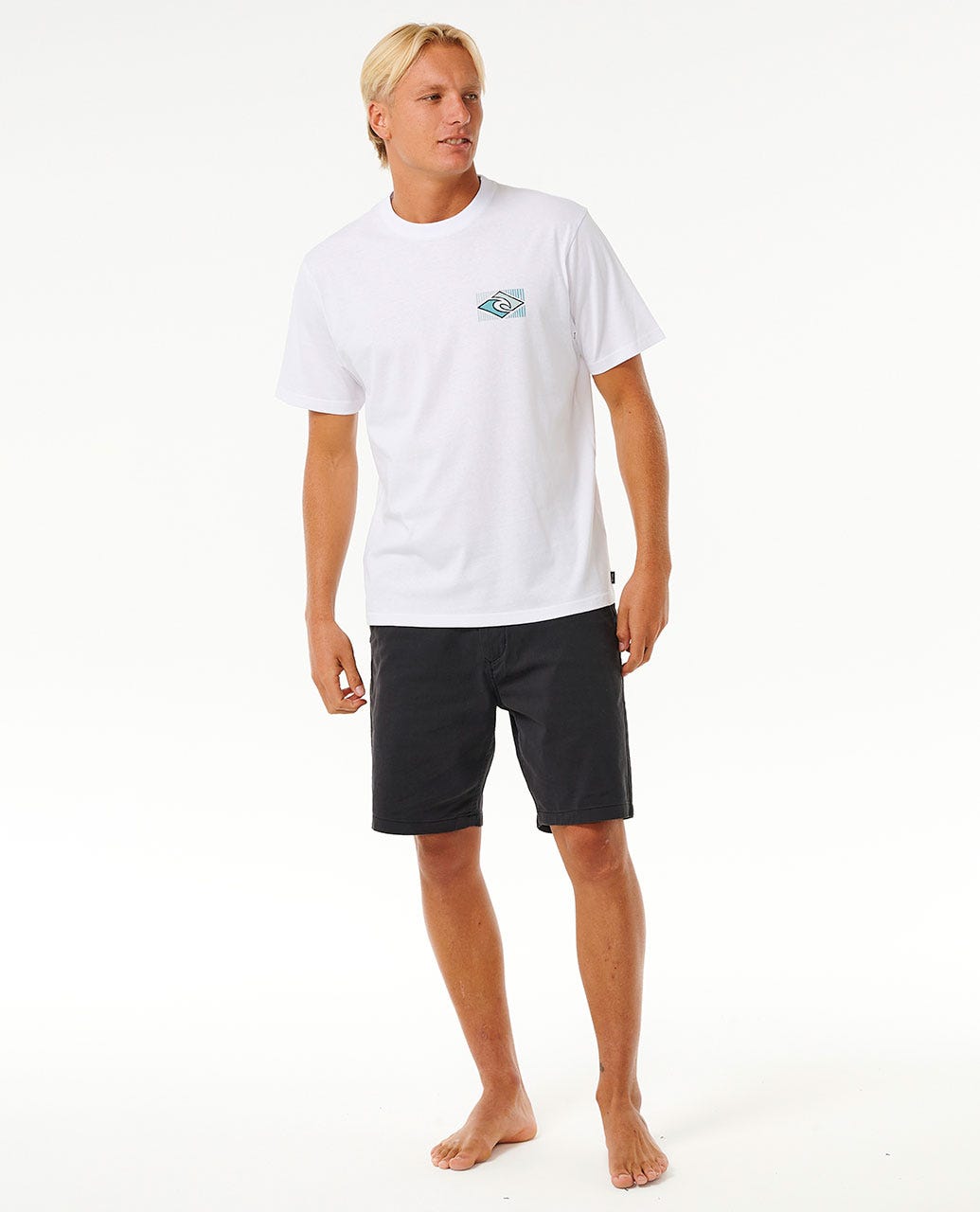 RIP CURL TRADITIONS TEE 1000-WHITE XXL