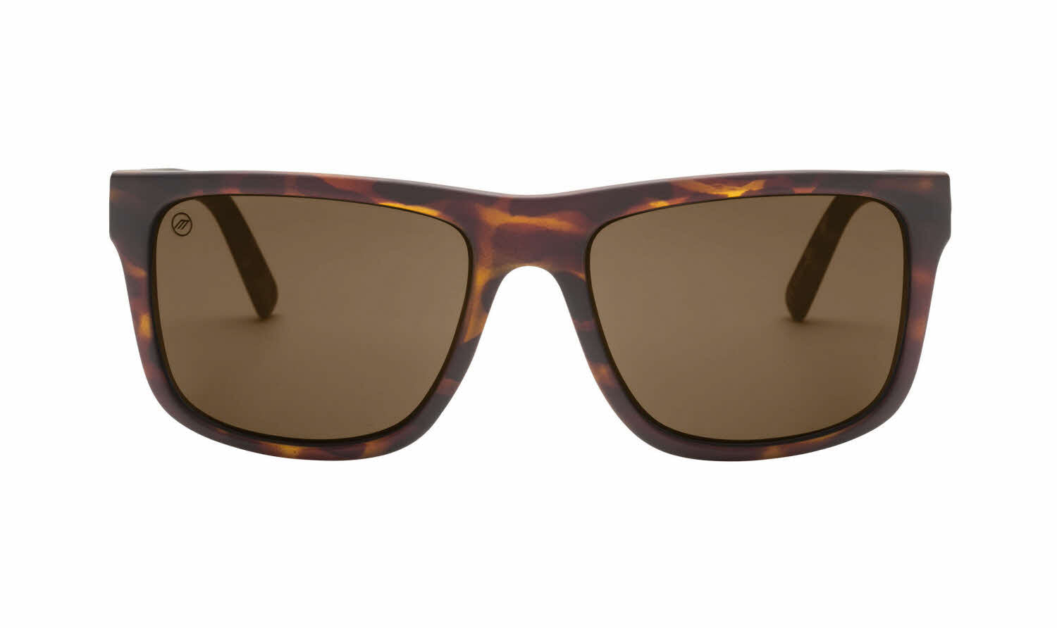 Electric Swingarm XL Polarized Sunglasses Matte-Tort Ohm-Bronze Square