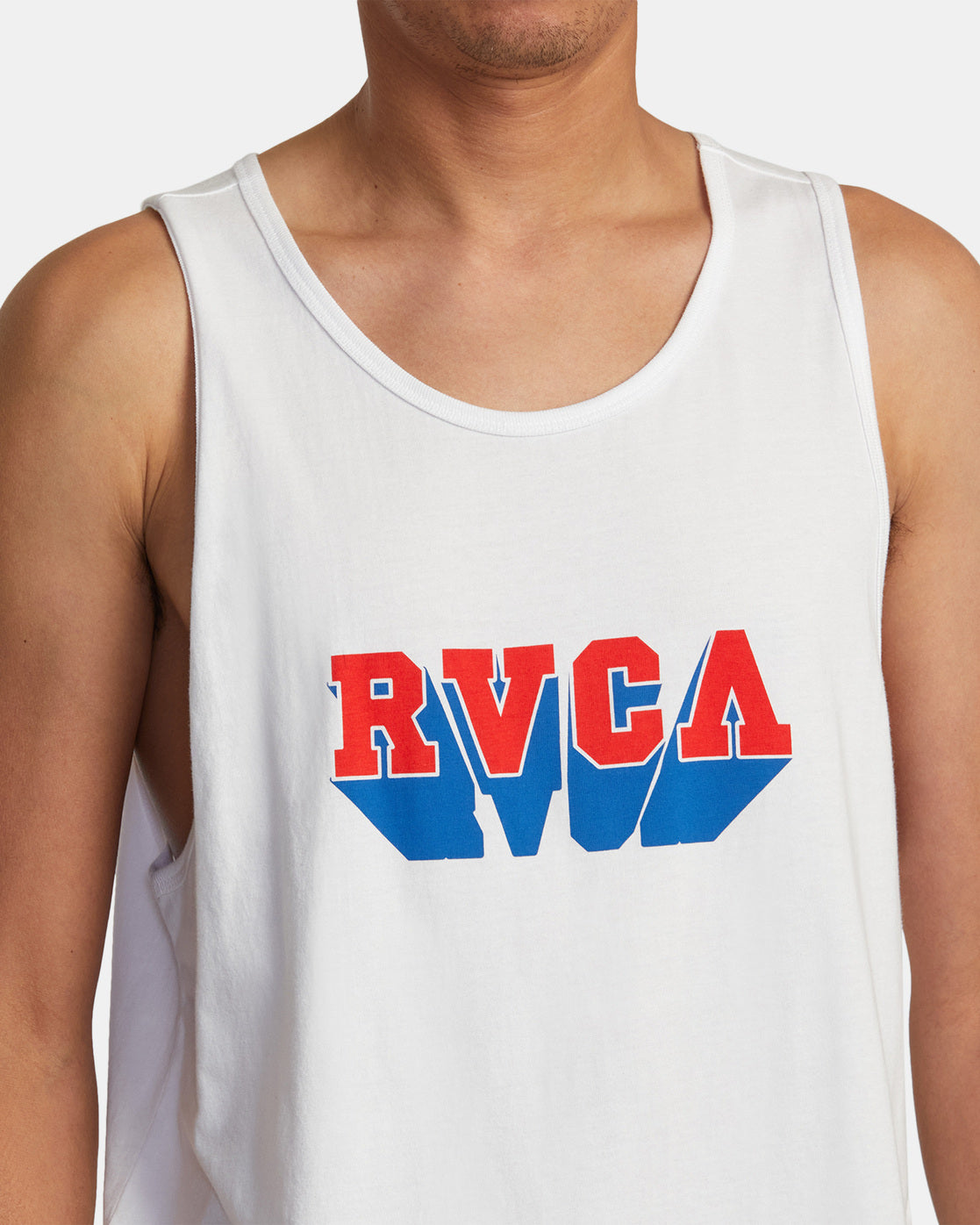 RVCA IMPACT TANK M TEES WHT M