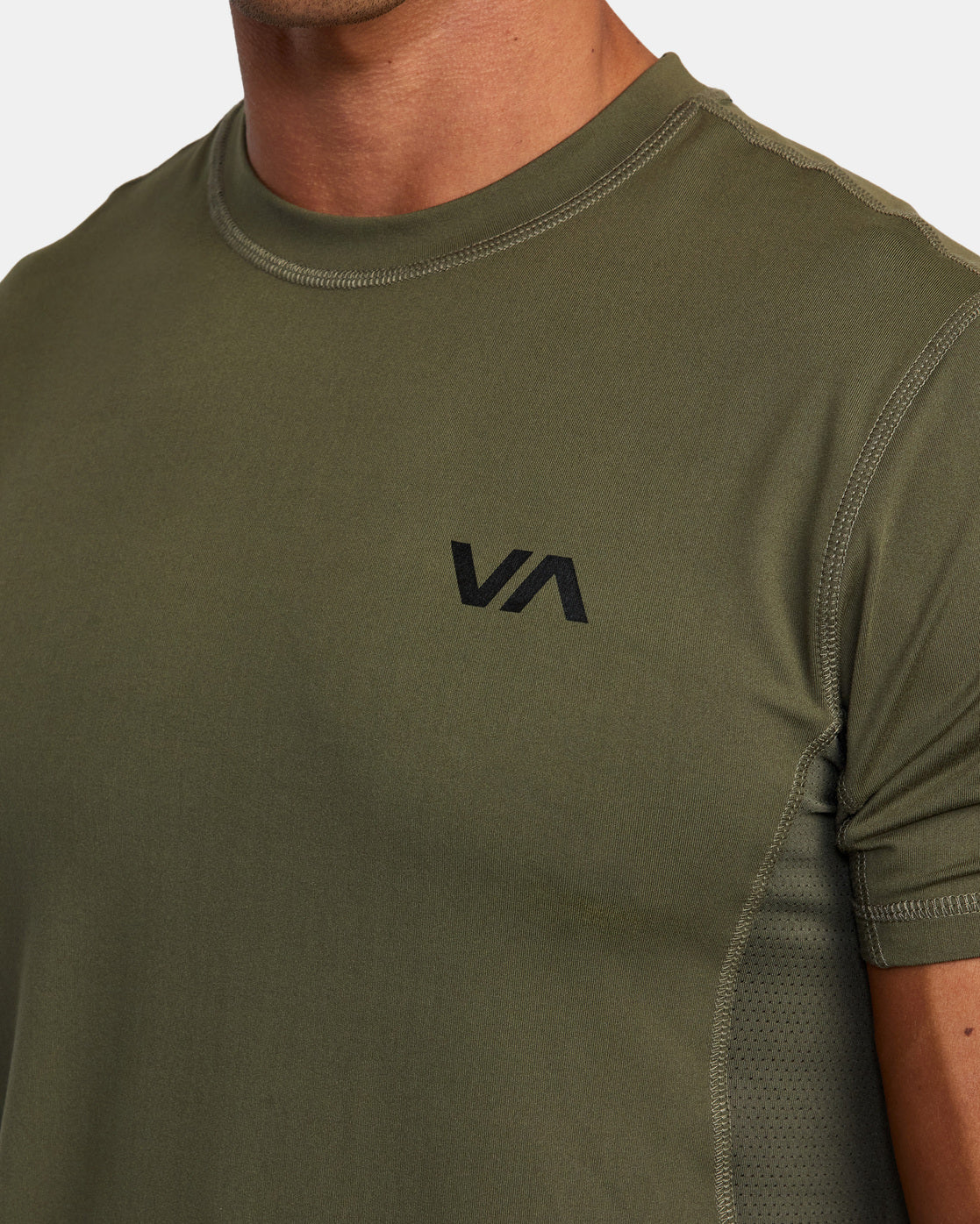 RVCA Sport Vent SS Tee OLV-Olive S