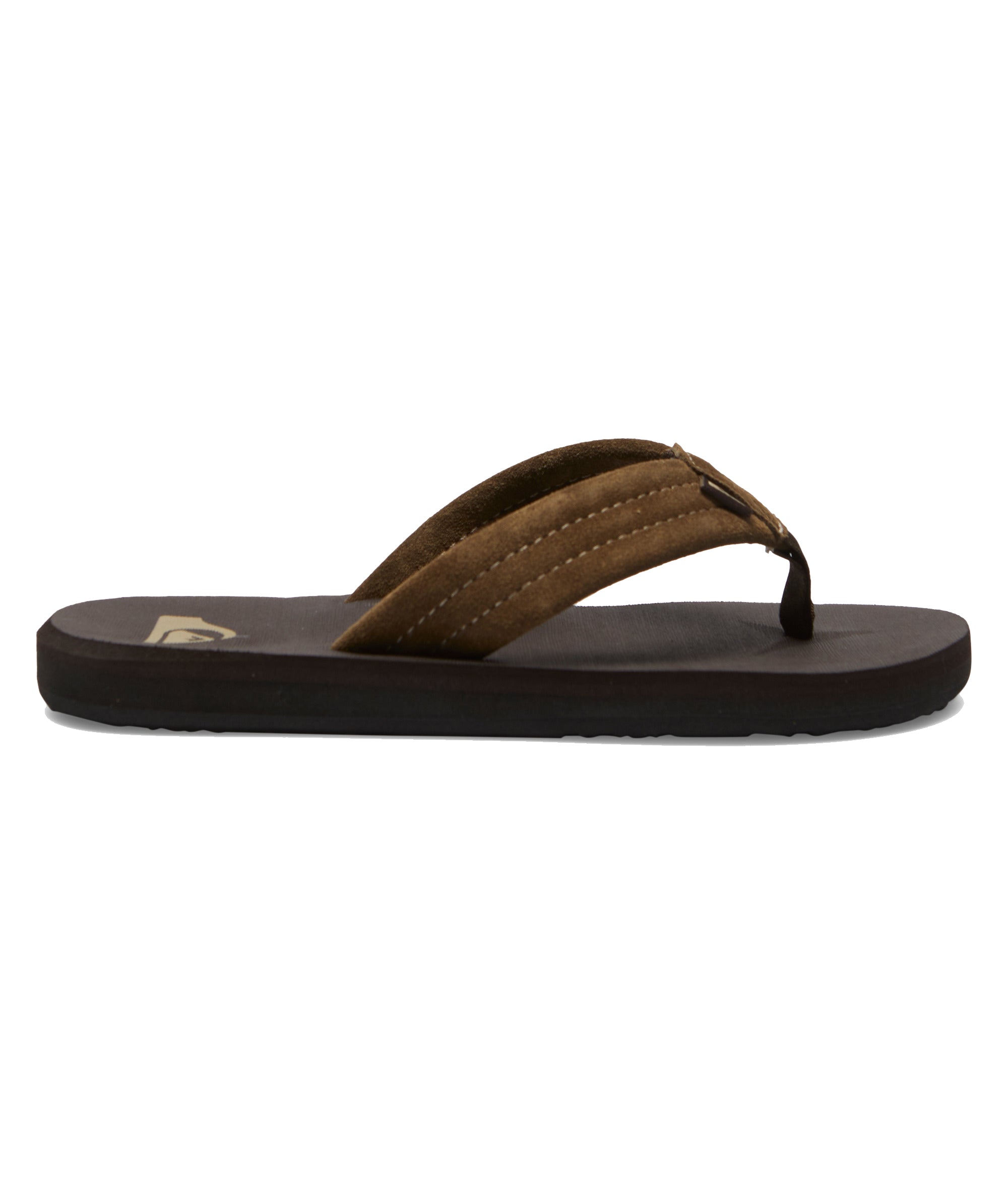 Quiksilver Carver Suede Core Youth Boys Sandal CVJ1-Brown1 1 Y
