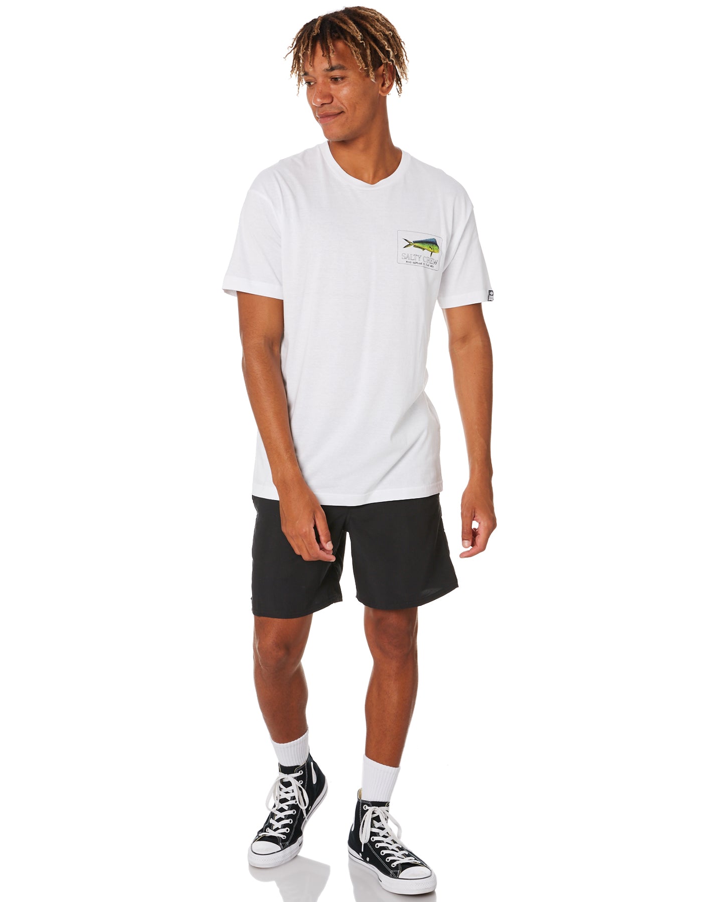 Salty Crew El Dorado SS Tee White M