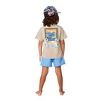 Rip Curl Static Youth Art Tee 5067-Taupe 5-6