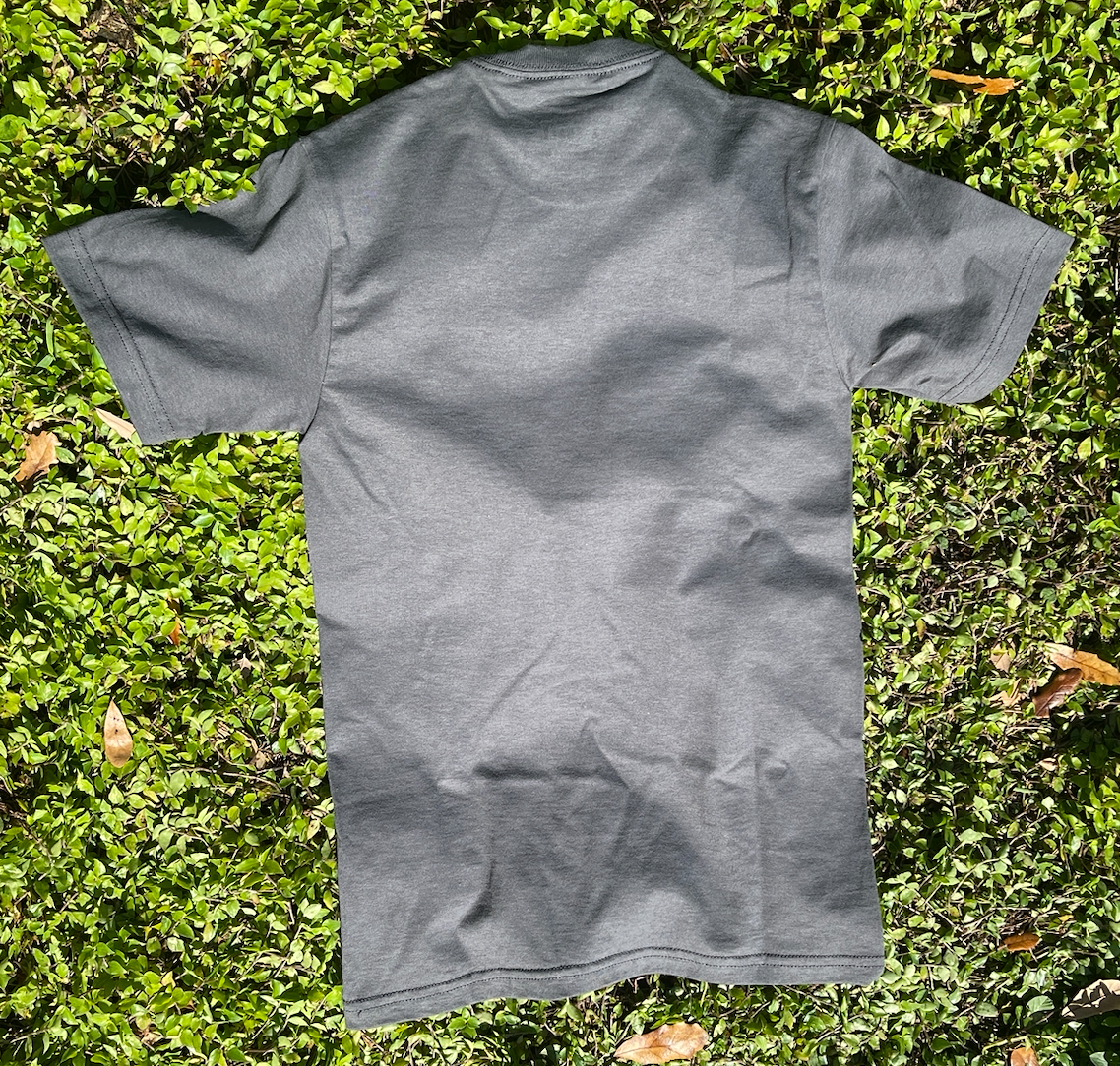 Island Water Sports Single Line SS Tee Grey/Navy S