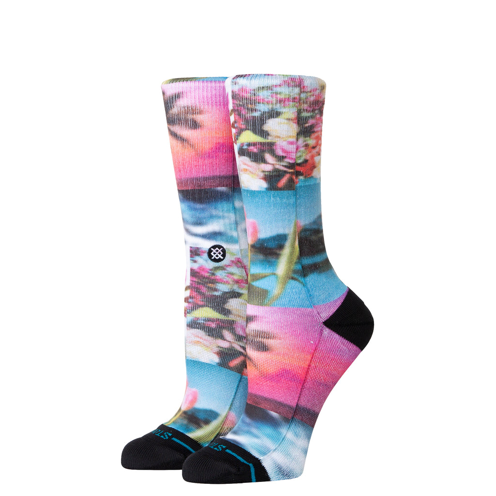 Stance Take A Picture Crew Mens Socks Floral M