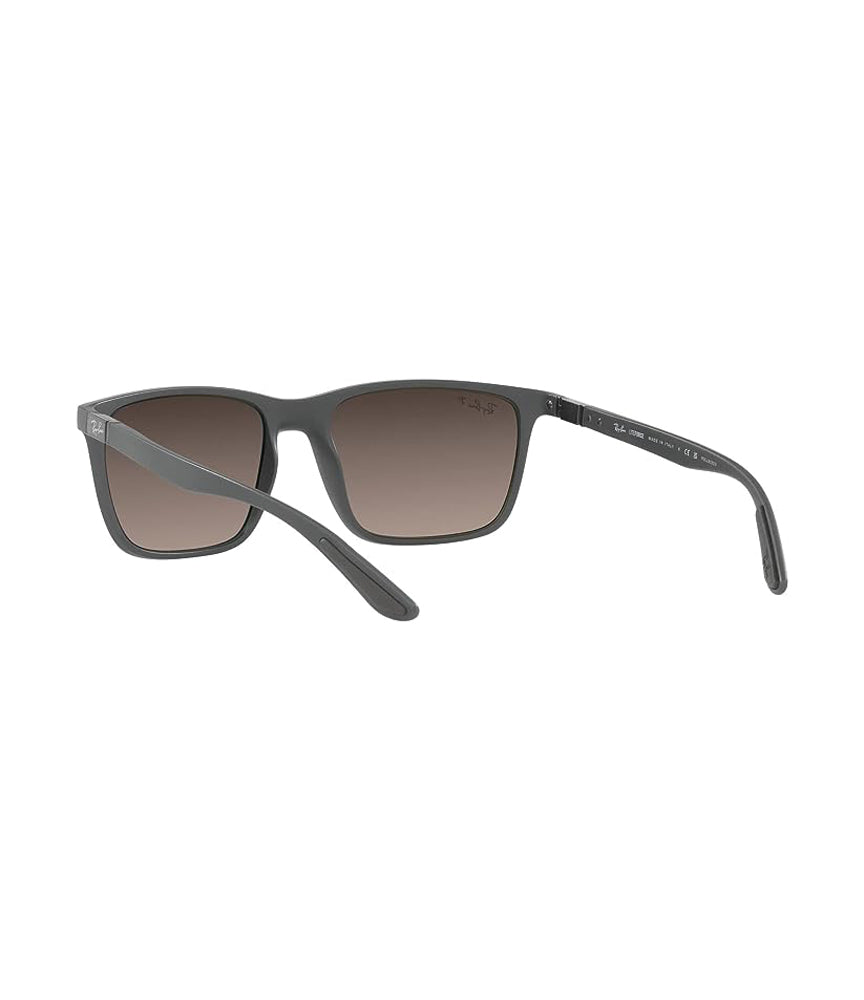 Ray-Ban 4385 Polarized Sunglasses MatteGrey GreyMirror