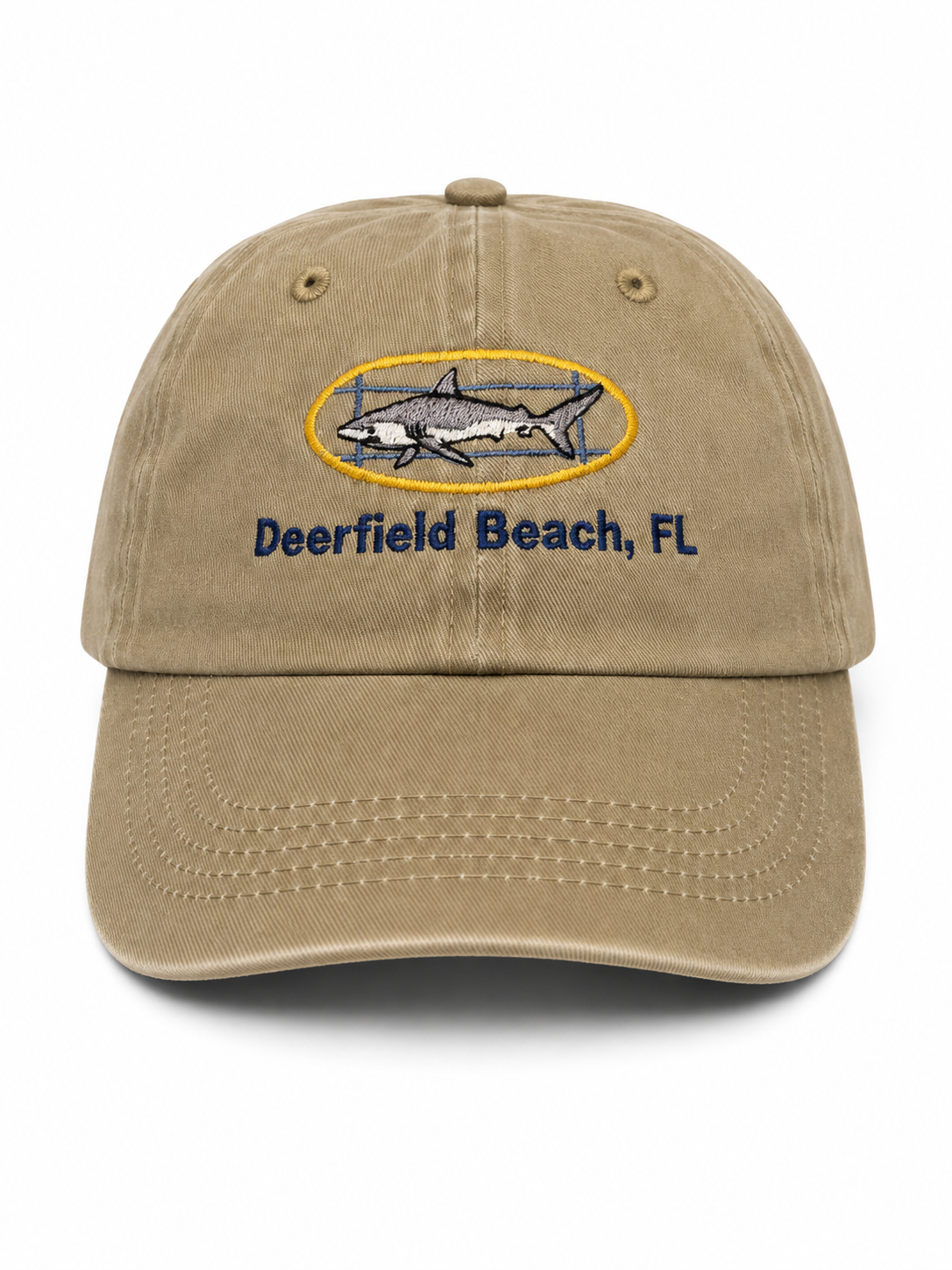SA Shark Kids Hat Khaki-DFB OS