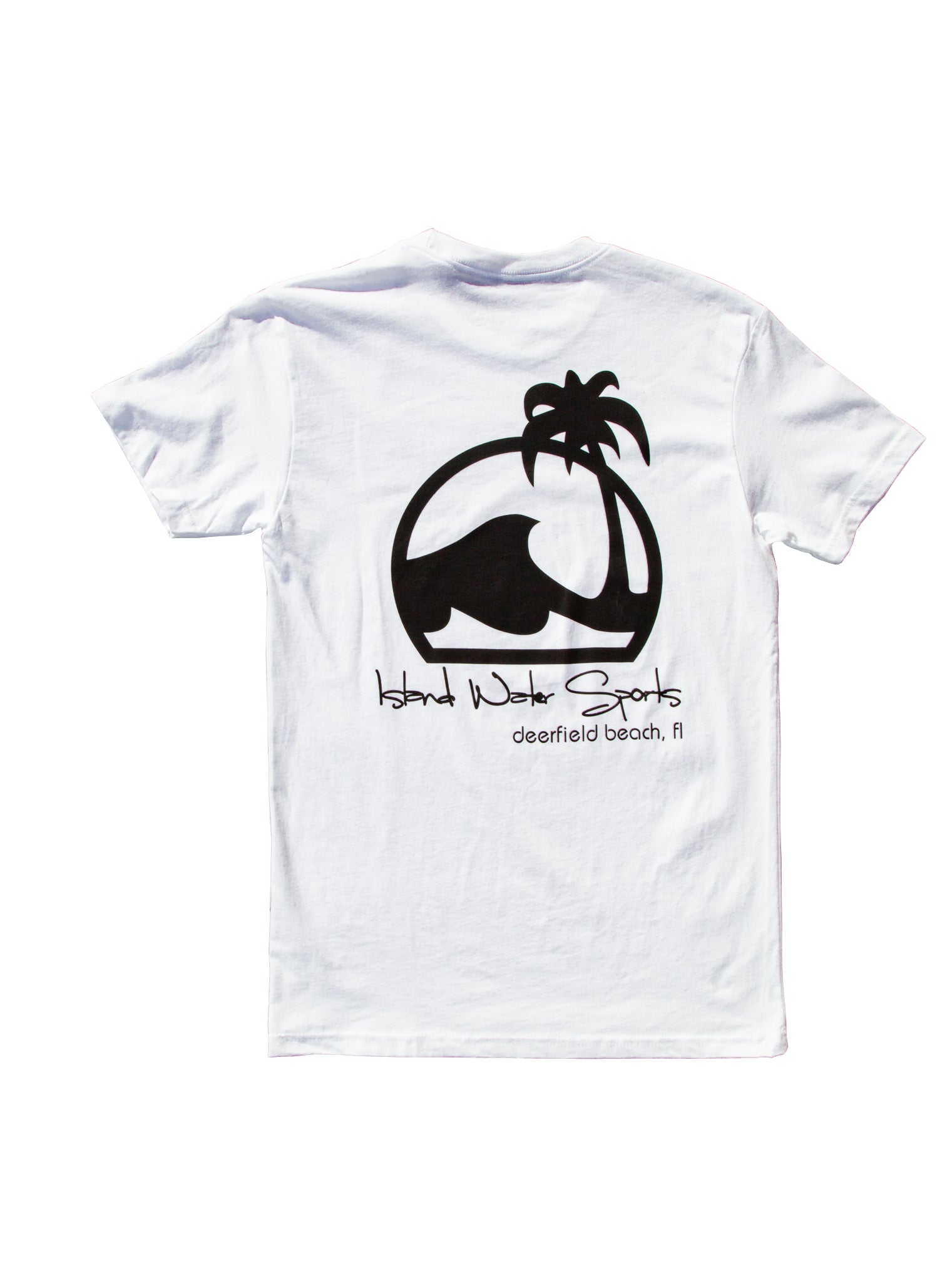 Island Water Sports Script Logo DFB S/S Tee White/Black XL