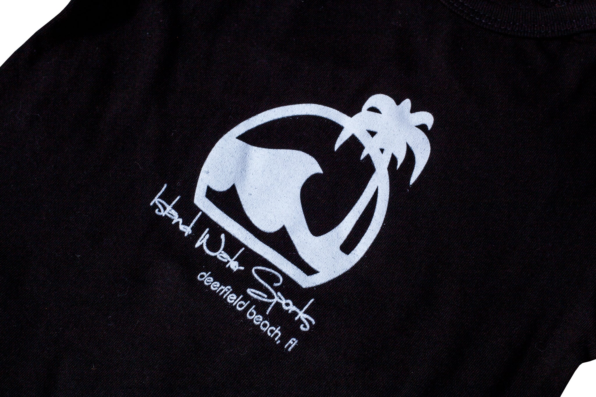 Island Water Sports Script DFB Baby Onesie Black-White 18M