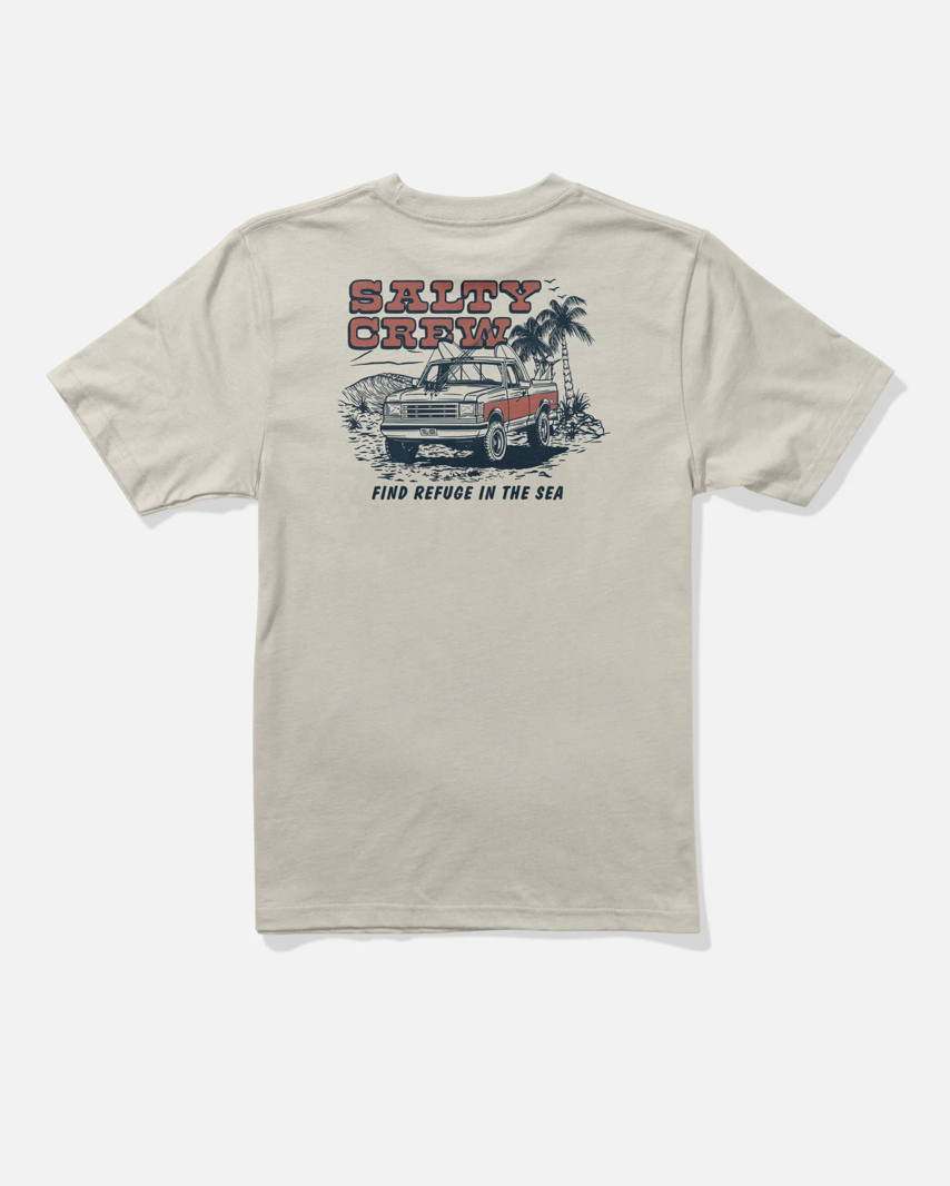 SALTY CREW TRUCK STOP BOYS SS TEE Bone XL
