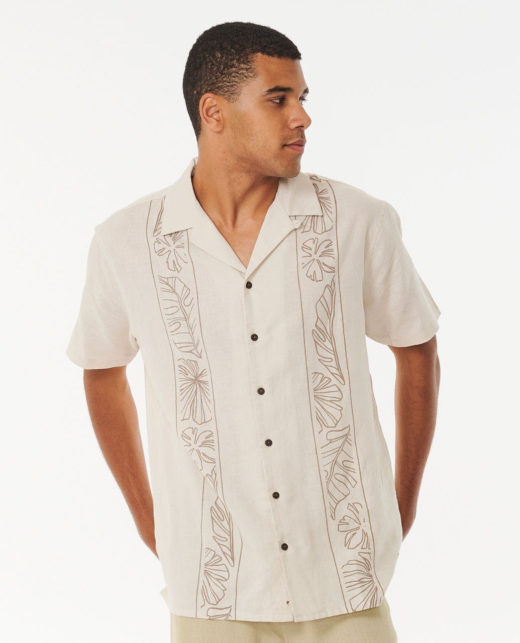 Rip Curl Mod Tropics Vert SS Woven 3021-Bone L