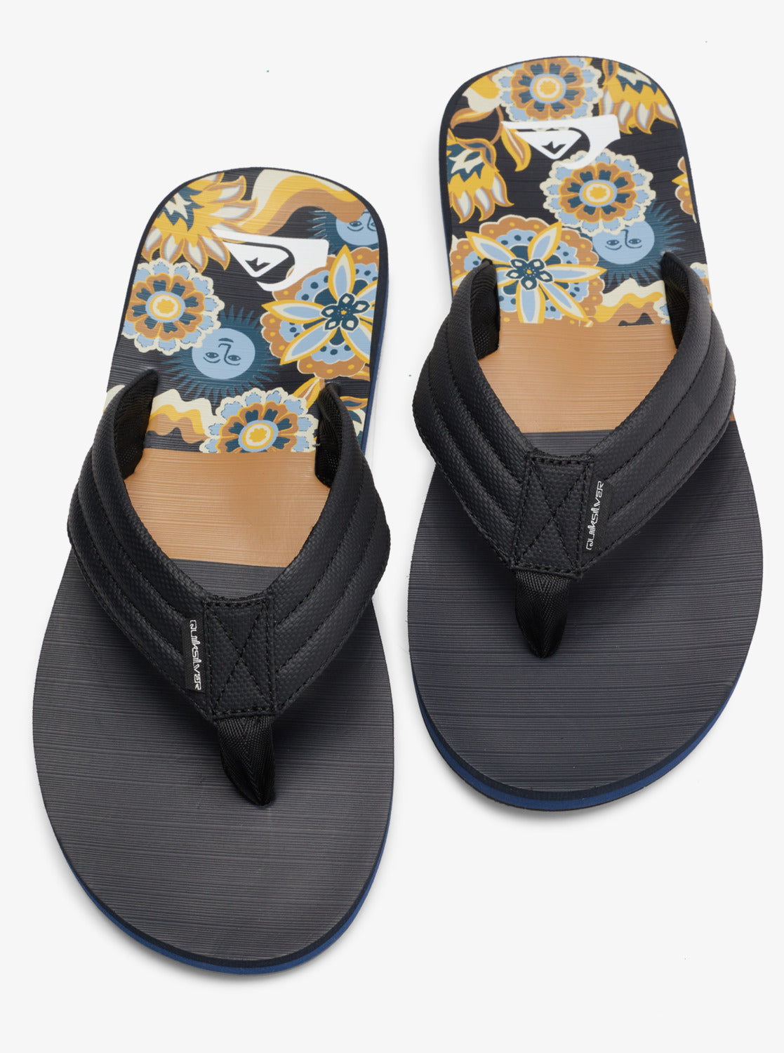 Quiksilver Carver Print Mens Sandal CVJ1-Brown1 8