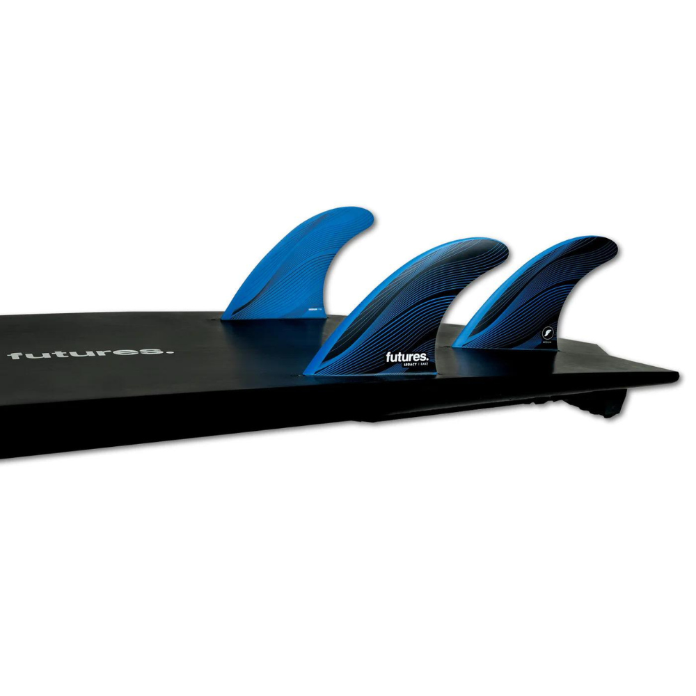 Futures Fins R6 Honeycomb Thruster Set Blue M