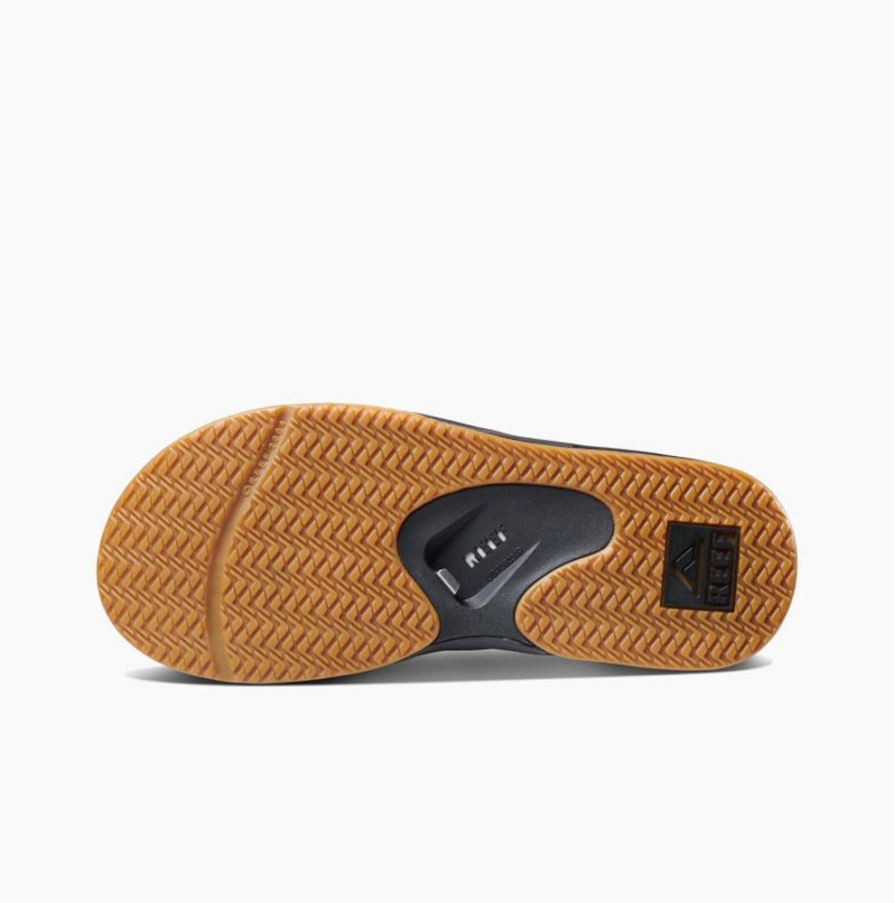 Reef Fanning Mens Sandal Black-Silver 7
