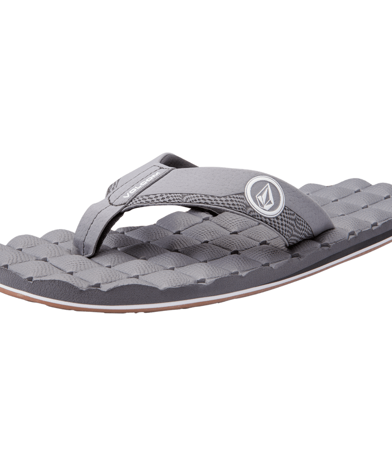 Volcom Recliner Mens Sandal LGR23-Light Grey 9