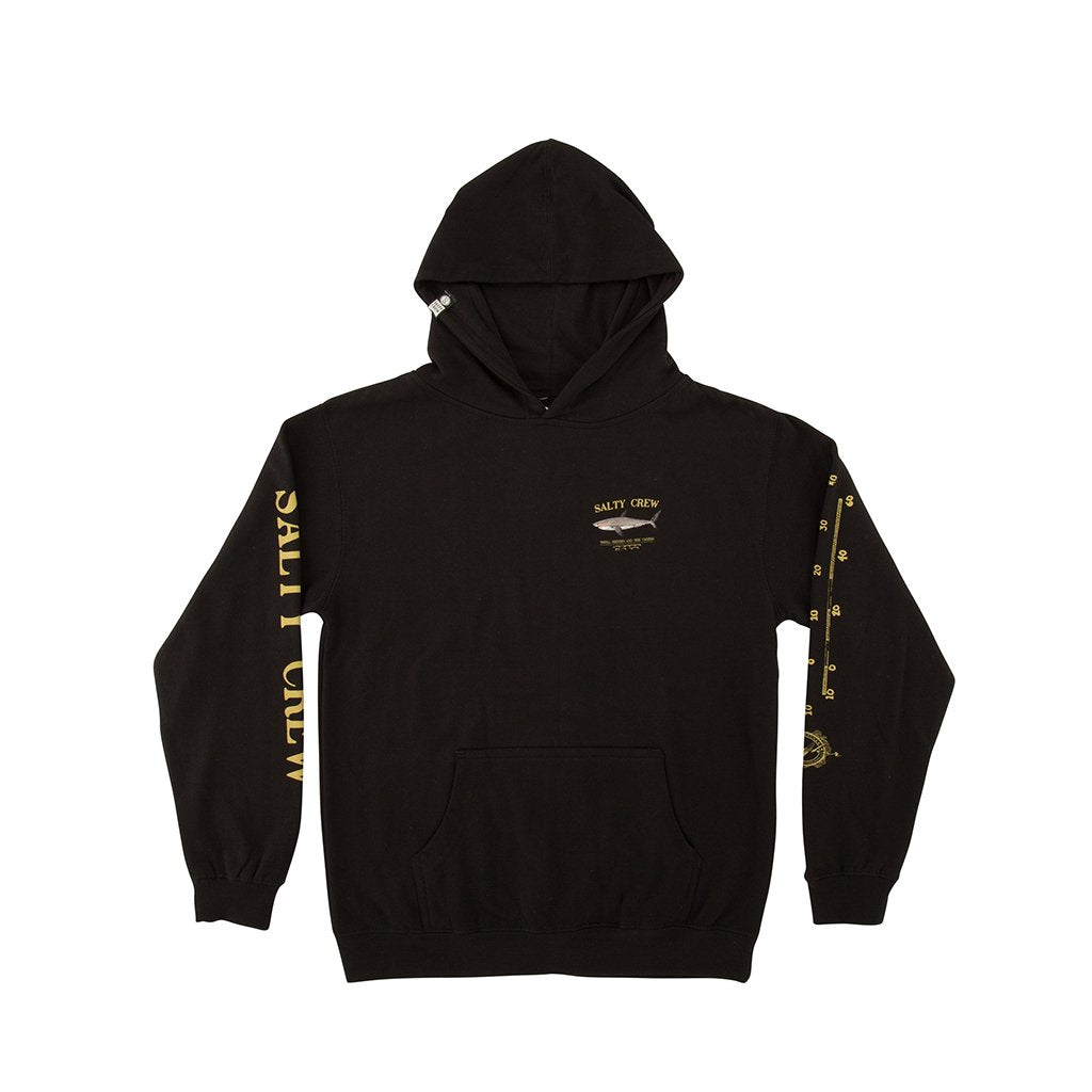 Salty Crew Bruce Boys Hood Fleece Black S
