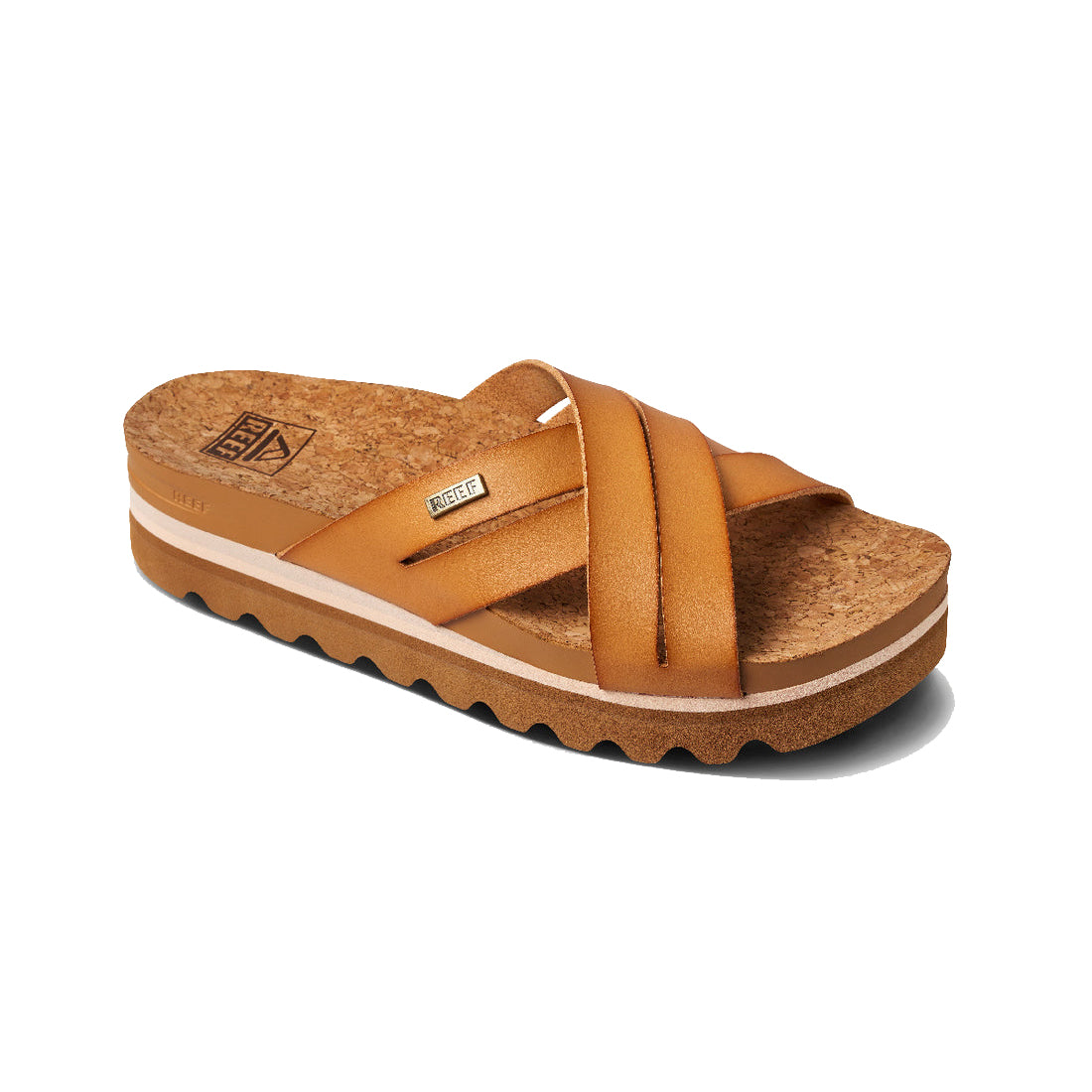 Reef Cushion Bloom Hi Womens Sandal Natural 9