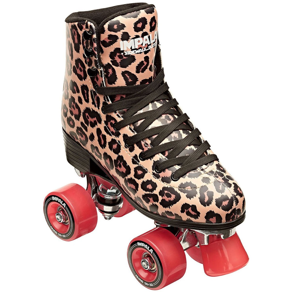 Impala Sidewalk Womens Roller Skates Leopard 9
