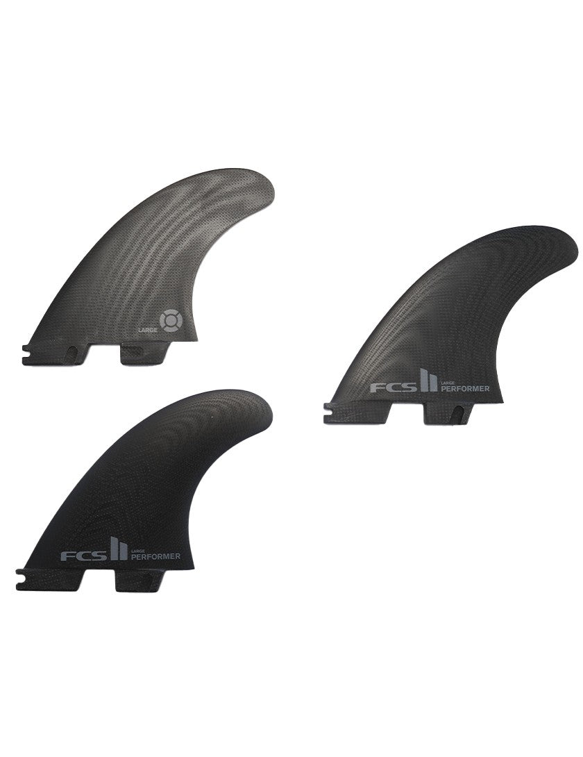 FCS 2 Performer PG Tri-Fin Set Black L