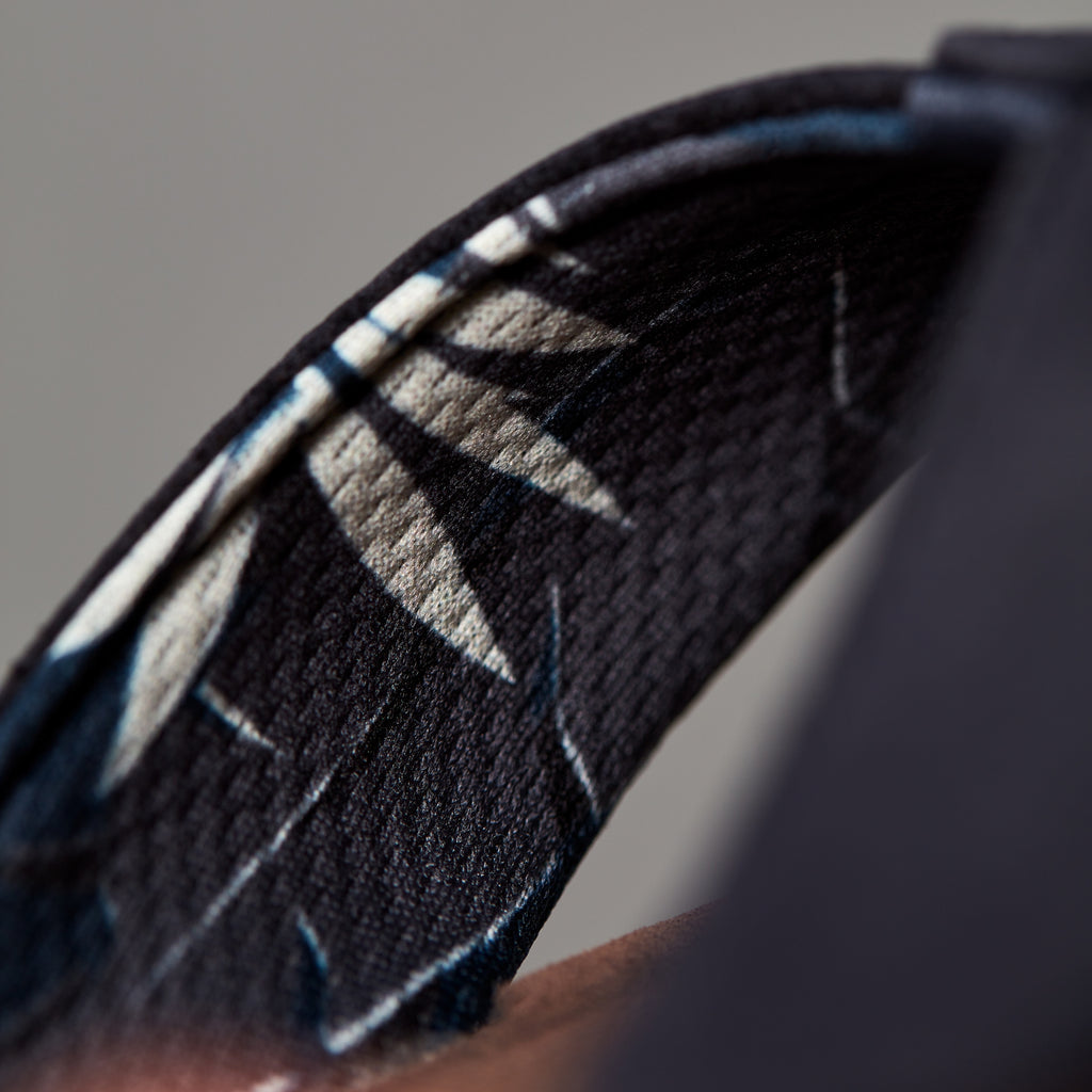 Olukai Tuahine Mens Sandal DE63-Trench Blue-Dark Wood 9