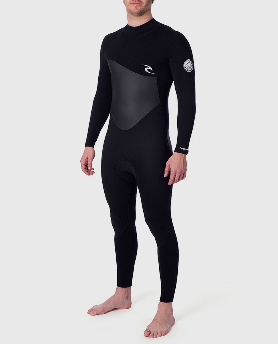 Rip Curl Omega 3/2mm Back-Zip Fullsuit BLK-Black XL
