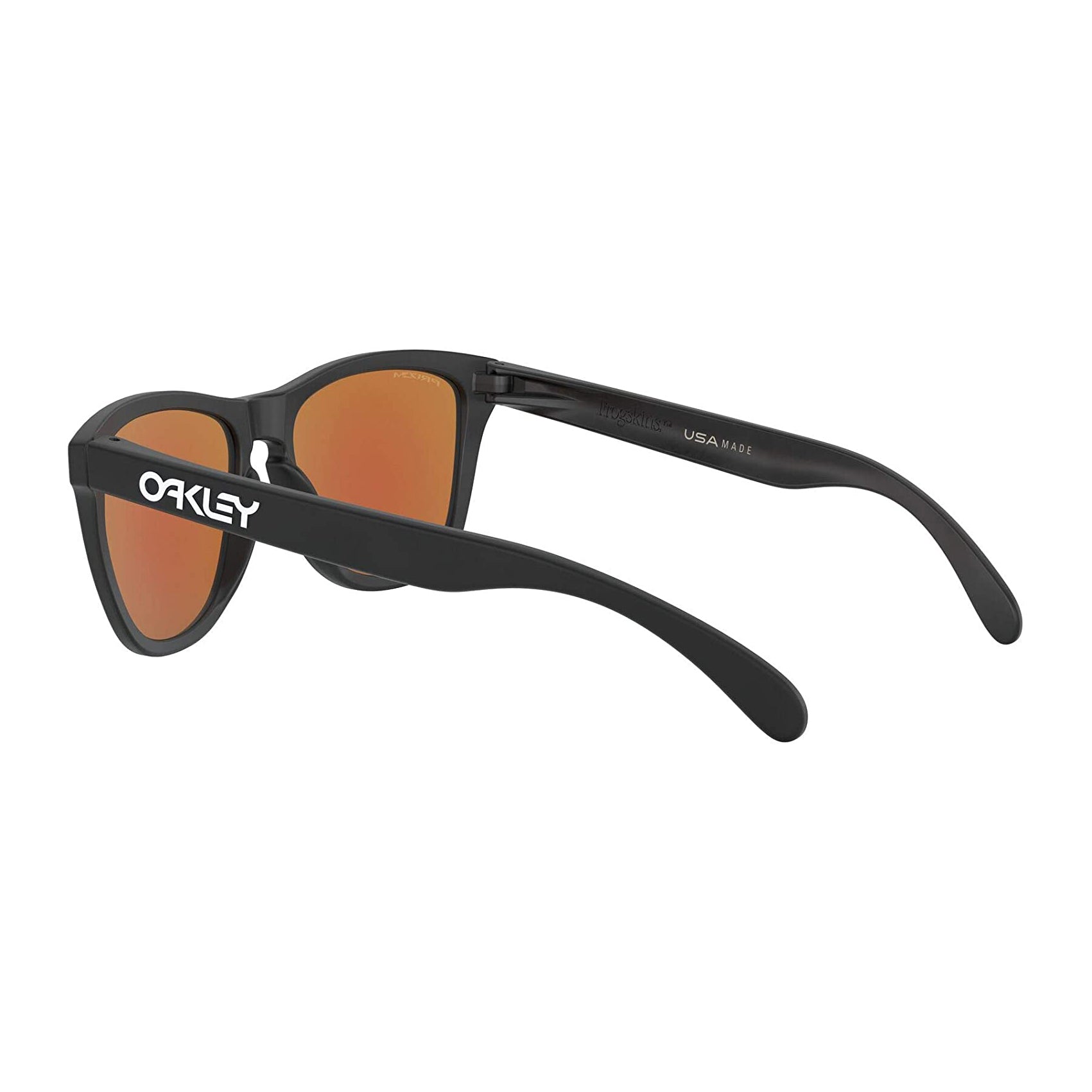 Oakley Frogskins Sunglasses Matte Black PrizmViolet Square
