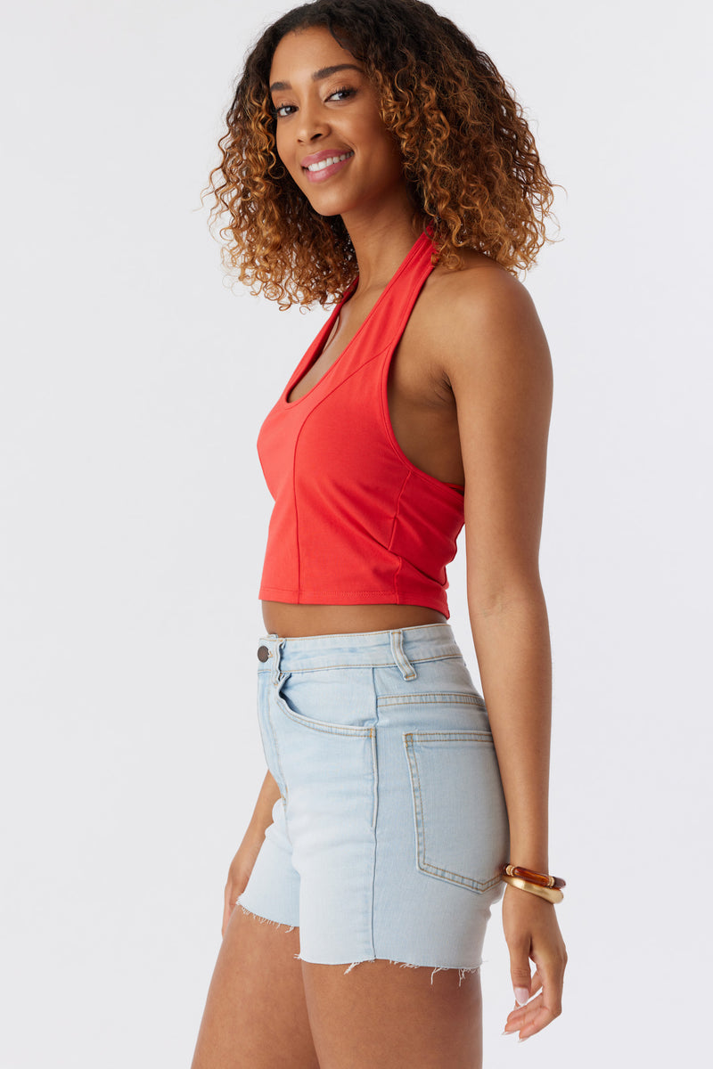 O'Neill Islah Halter Tank RED L