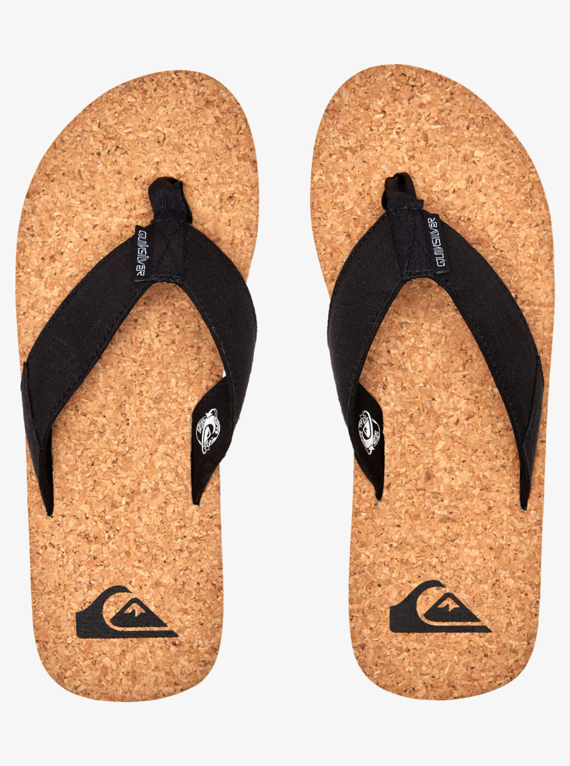 Quiksilver Molokai Abyss Natural Mens Sandal XKCC-Black-Brown-Brown 12