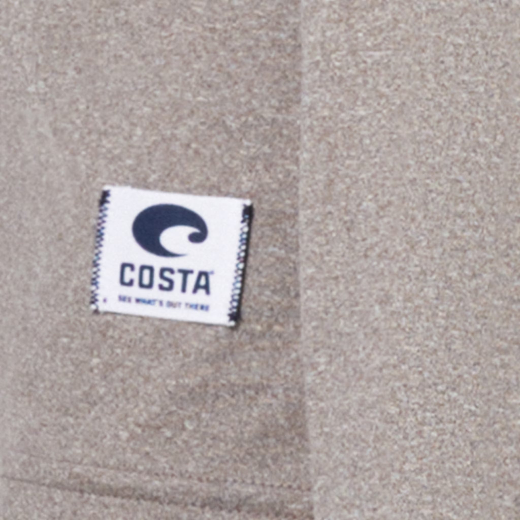 Costa Del Mar Voyage Performance Long Sleeve Tee StormGreyHeather m