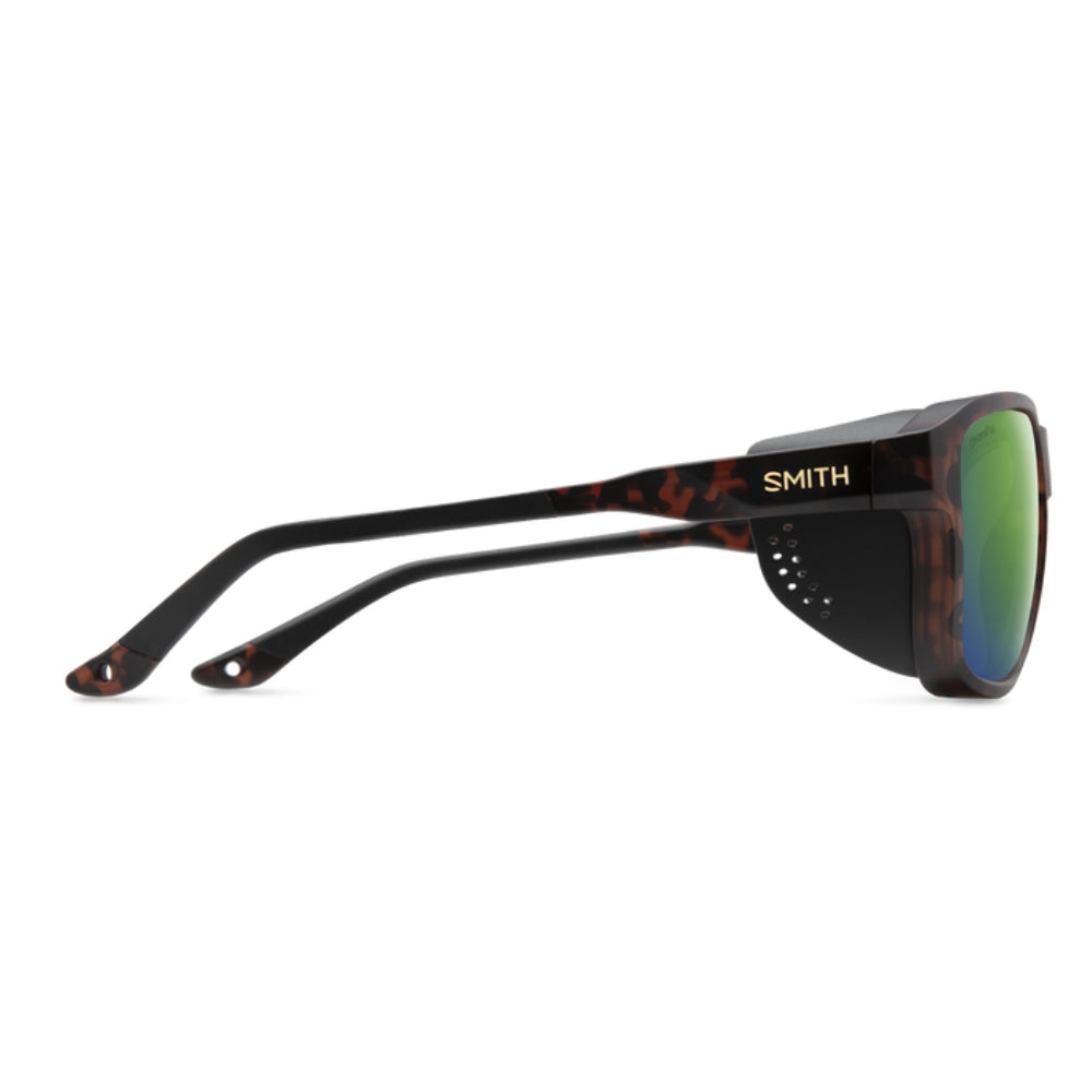Smith Embark Polarized Sunglasses MatteTortoise ChromaPopGreenMirorr