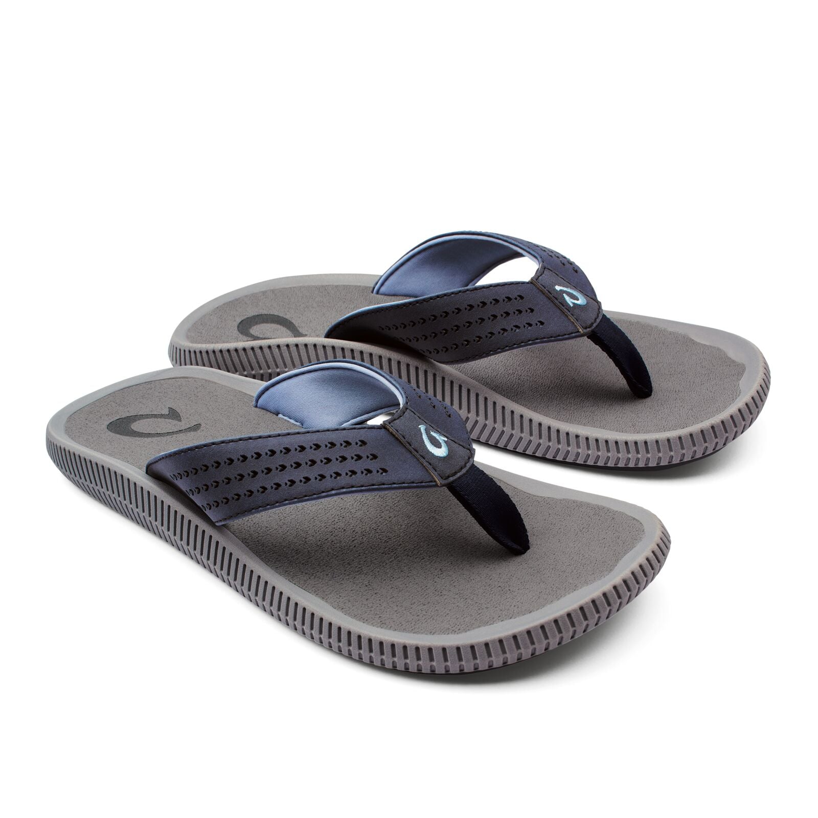 Olukai Ulele Mens Sandal TF26-Blue Depth-Charcoal 8