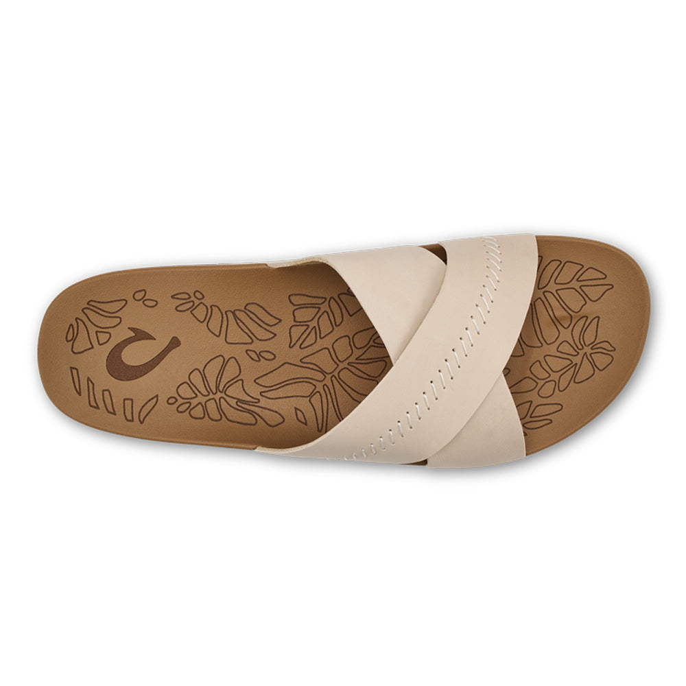 Olukai Kipe a Olu Womens Sandal 6A34-Puka-Tan 6