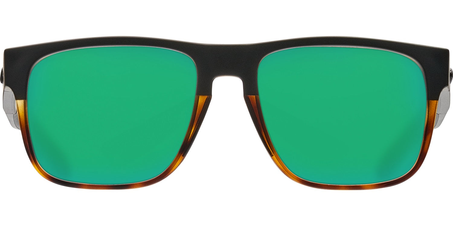 Costa Del Mar Spearo Sunglasses Matte Black/Tort Green Mirror 580G