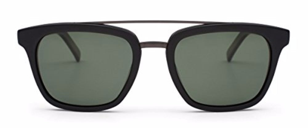 Otis Non Fiction Polarized Sunglasses Matte Black Grey Square