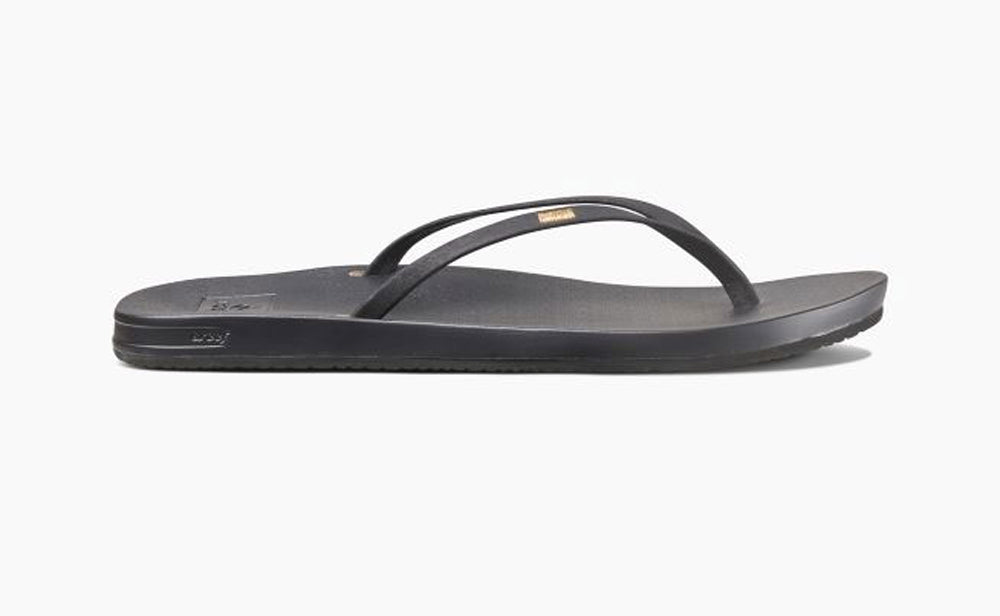 Reef Cushion Slim Womens Sandal Black 7