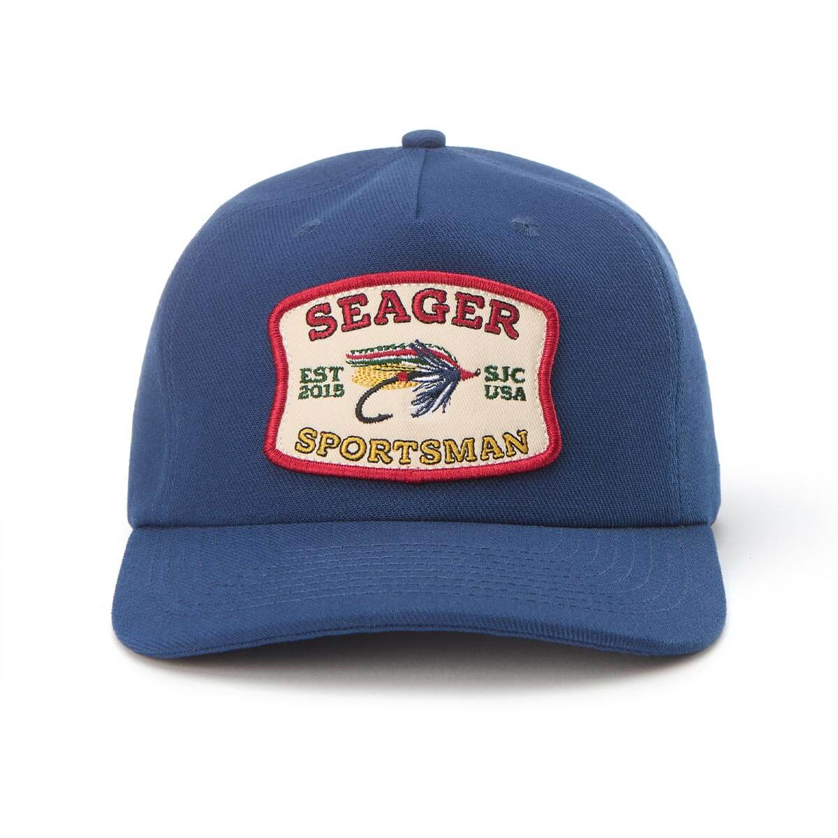 Seager Sportsman Hat Navy OS