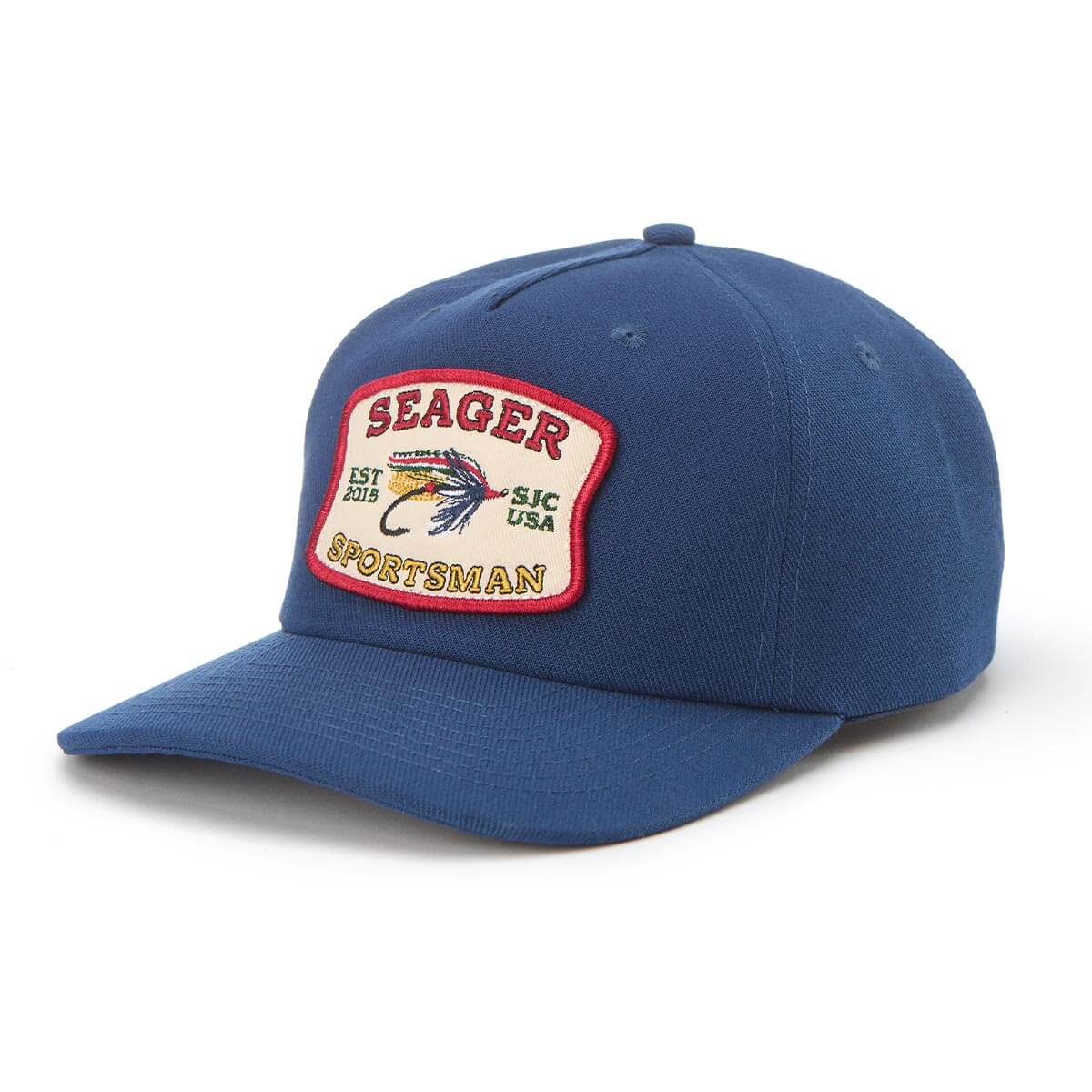 Seager Sportsman Hat Navy OS