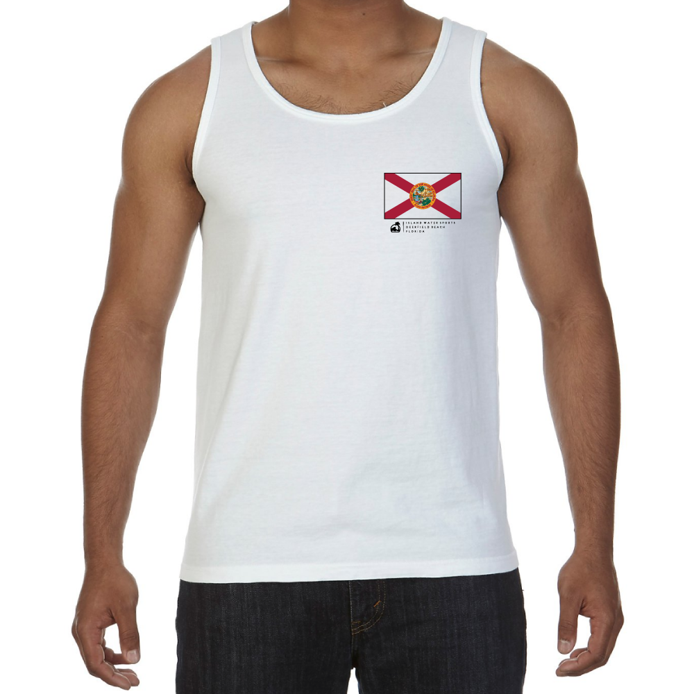 Island Water Sports Florida Pride Tank White XXL