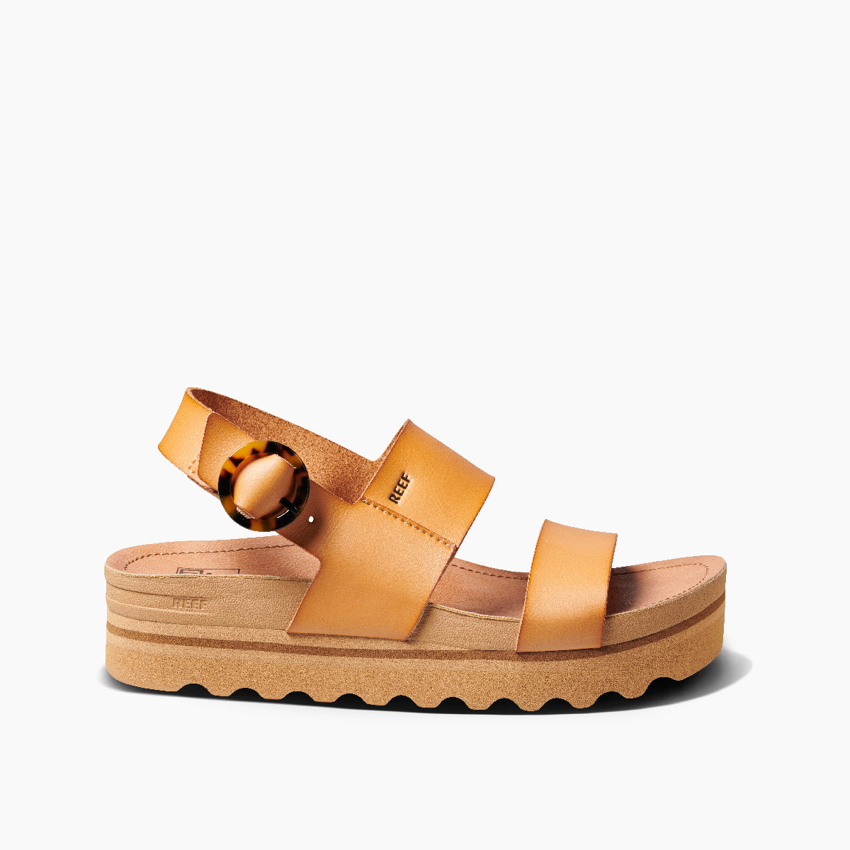 Reef Vista Hi Buckle Womens Sandal Natural 10