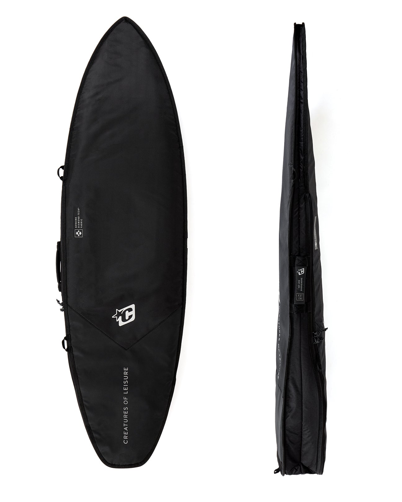 Creatures of Leisure Day Use DT2.0 Shortboard Boardbag Black-Silver 6ft7in