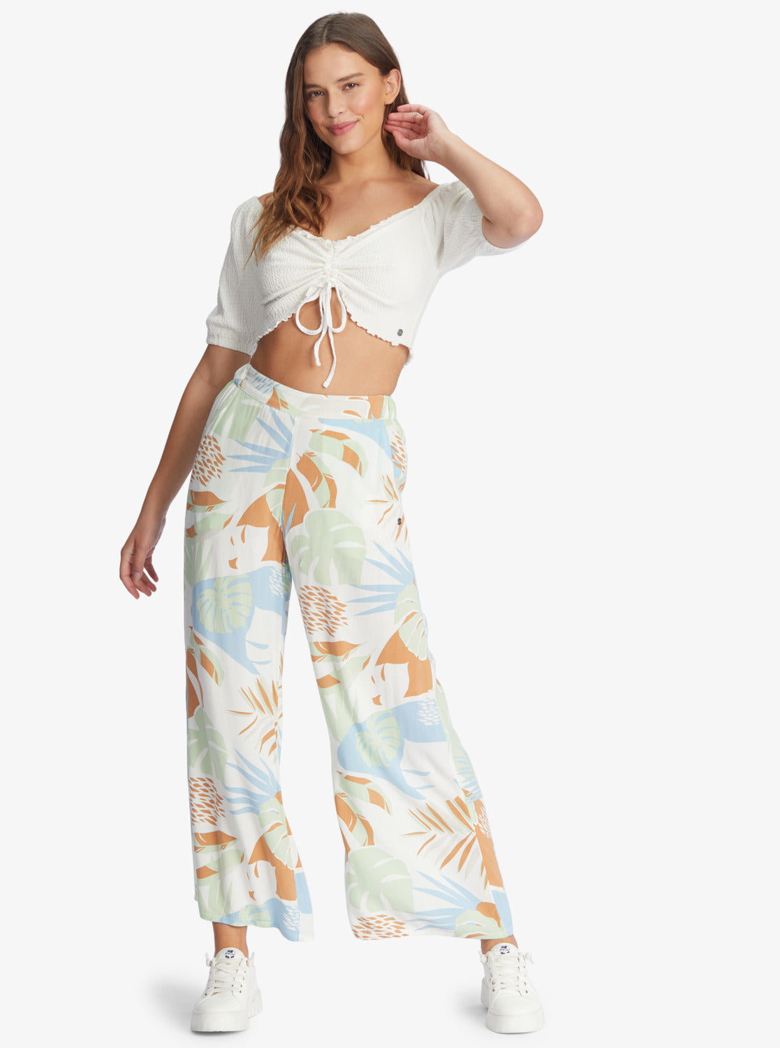 Roxy Flirty Walk Crop Top WBK0 L